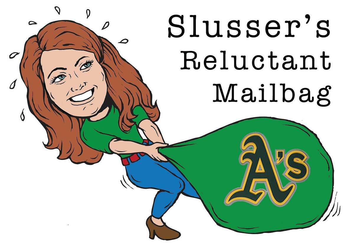 Twitter user @yesyeah submitted this logo for Susan Slusser's Reluctant Mailbag.