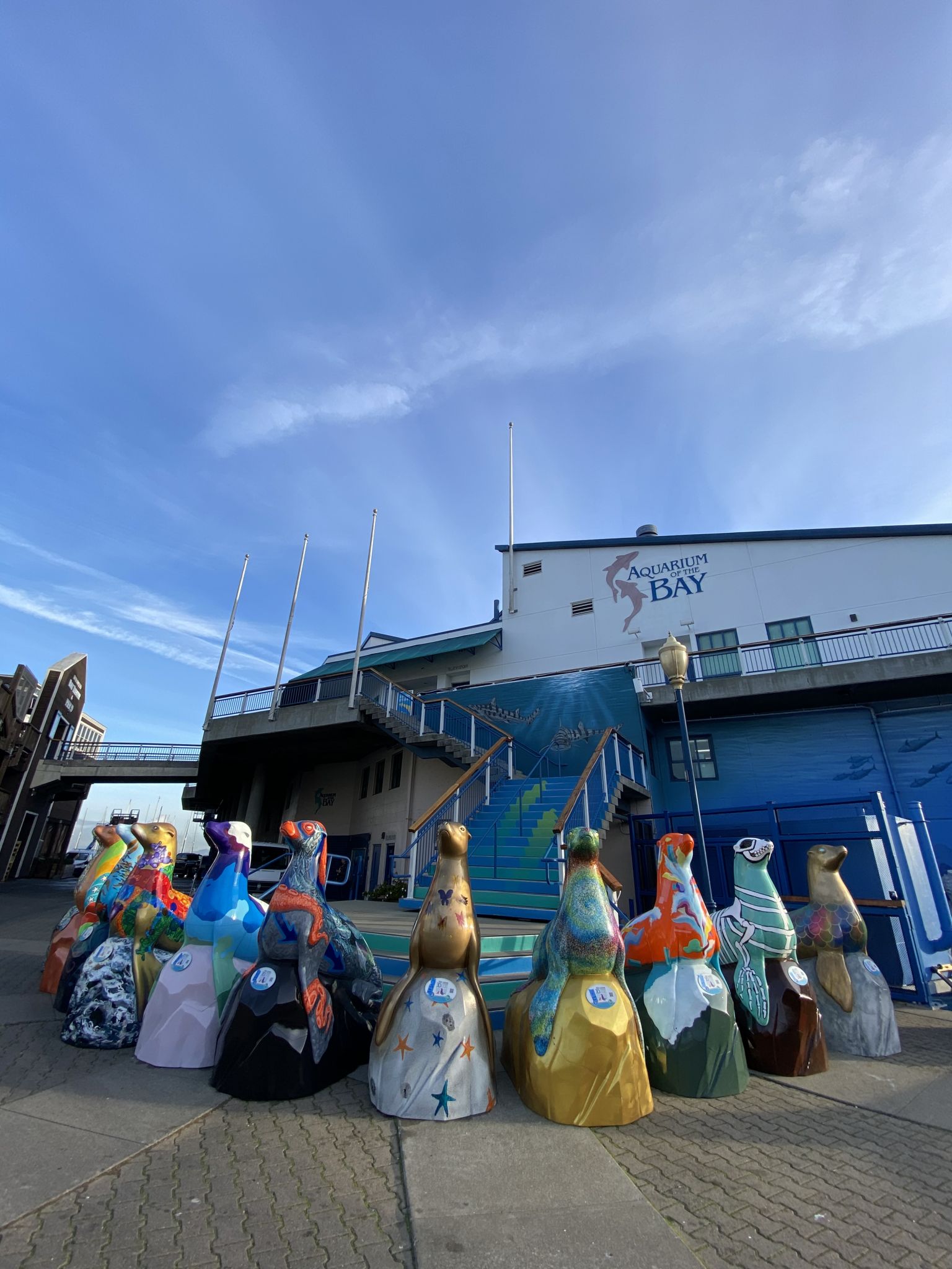 Statues To Celebrate Of 30 Years Of The Sea Lions On PIER 39