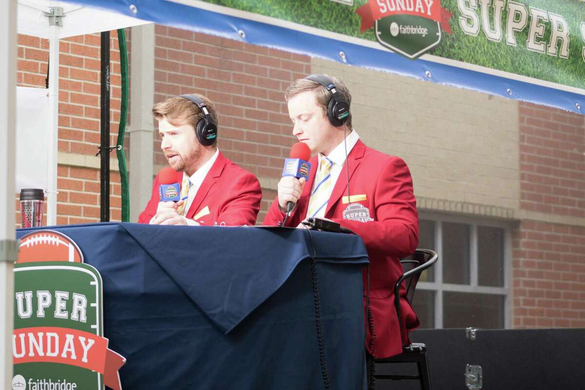 Adam McIntire and Tyler Riley host a live “Pre-Game” CCTV show for party goers to enjoy.