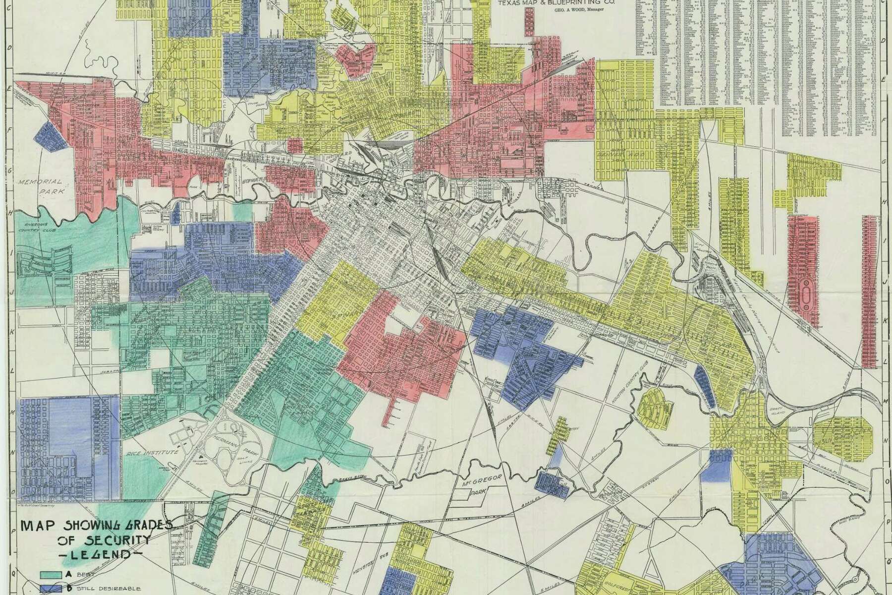 Houston 5th Ward Map Map Shows Racist Government Policies That Contributed To Conditions For  Houston Cancer Clusters [Opinion]