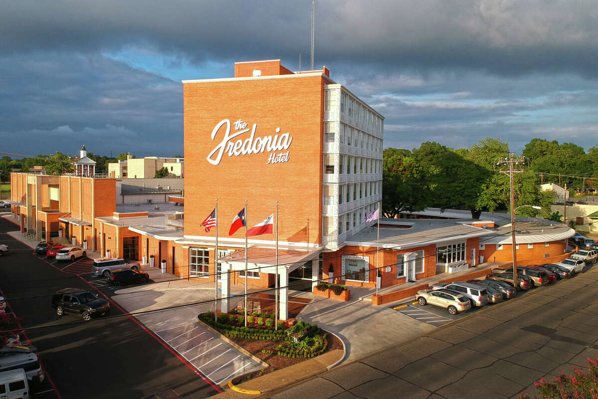 The Fredonia Hotel first opened its doors to the public on April 1 , 1955.
