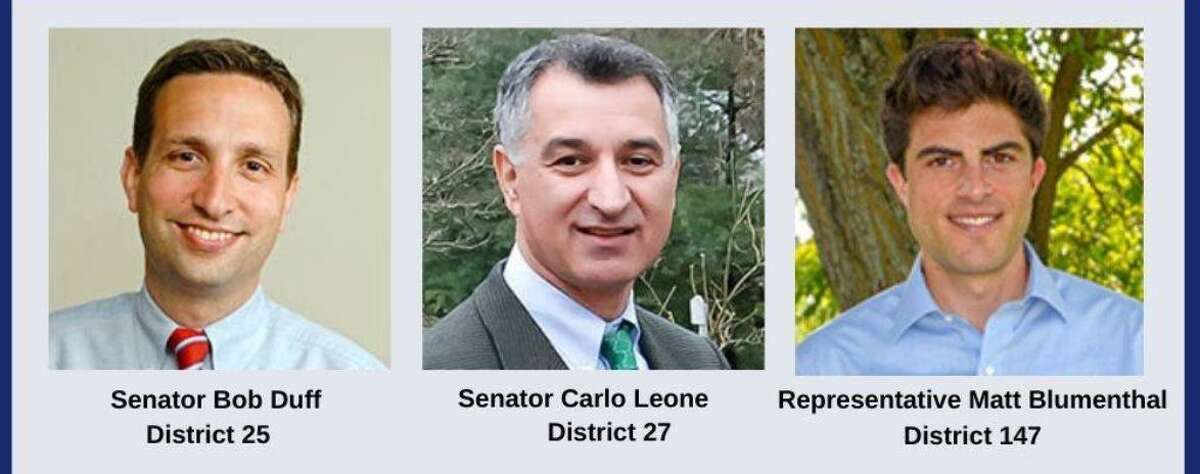 Senate Majority Leader Bob Duff (District 25), Senator Carlo Leone (District 27) and State Rep. Matt Blumenthal (District 147) are holding a community coffee and discussion in Darien this month.