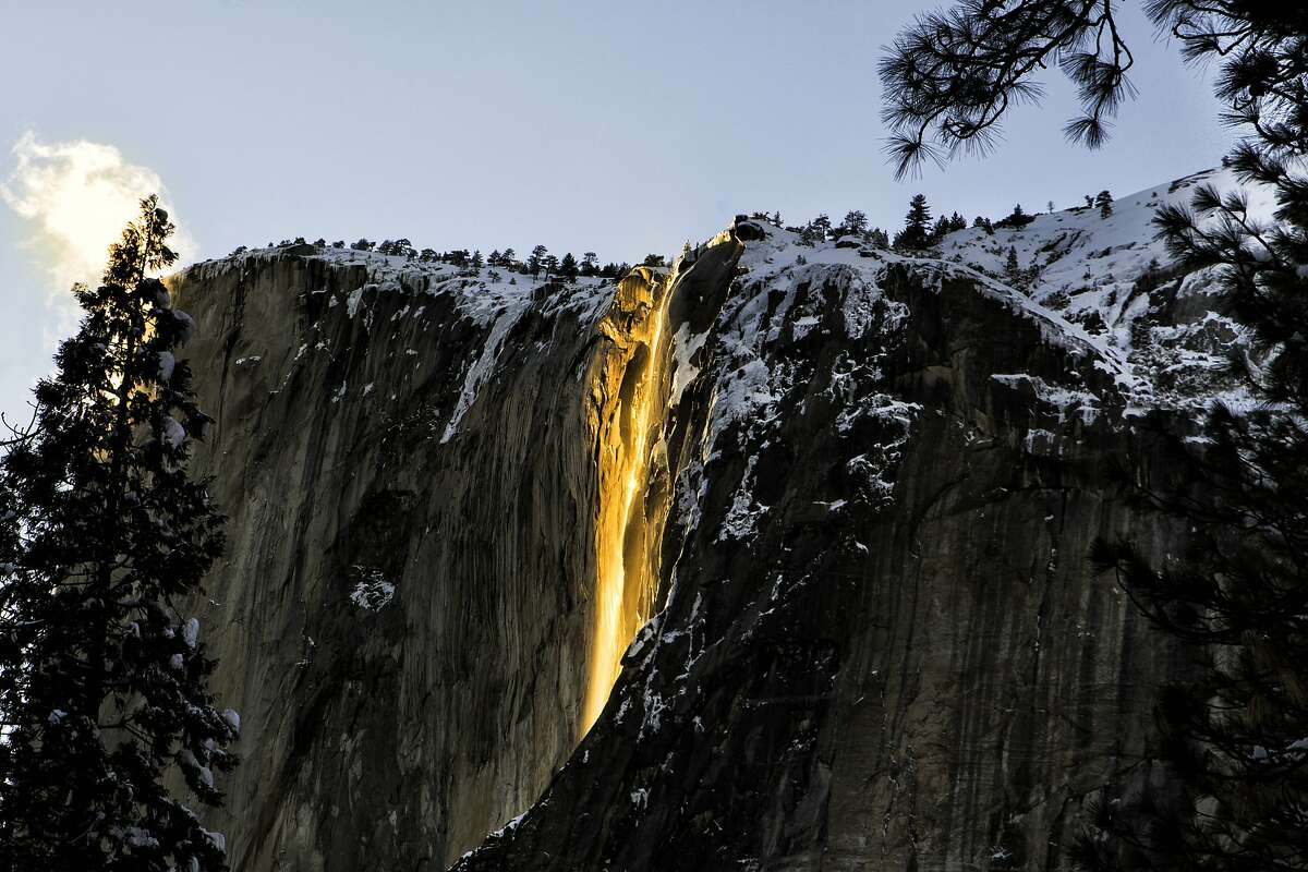 "Firefall" at Yosemite National Park