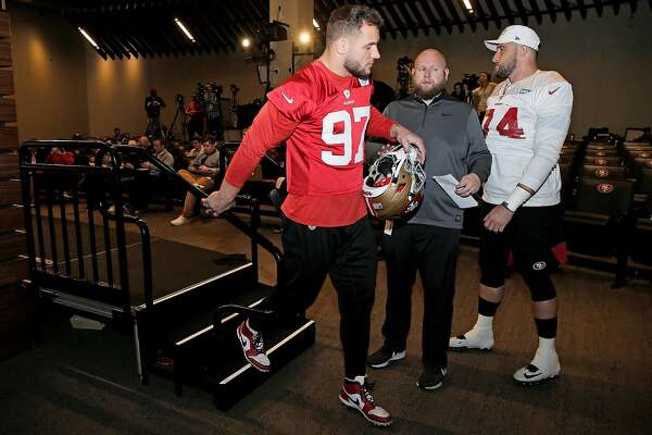 49ers rookie Nick Bosa’s biggest challenge? Finding pants that fit ...