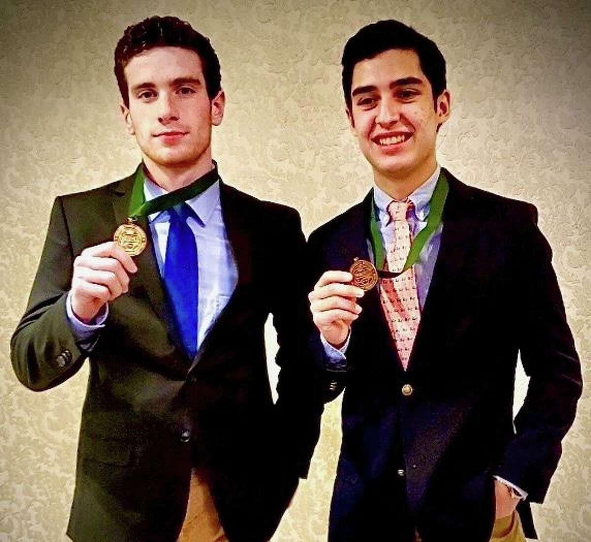 Tom Packevicz and Sebastian Cuadros earned All-State honors.