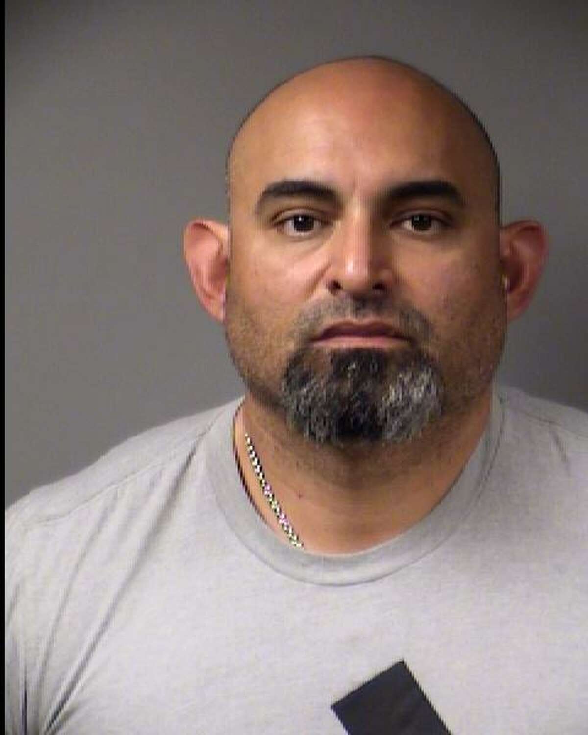 Former Precinct 2 Constable Captain Marc Duane Garcia, 40, is pictured in a mugshot on Jan. 23, 2020. Garcia, who worked for embattled former Constable Michelle Barrientes Vela, was indicted on one charge of aggravated perjury and three counts of official oppression.