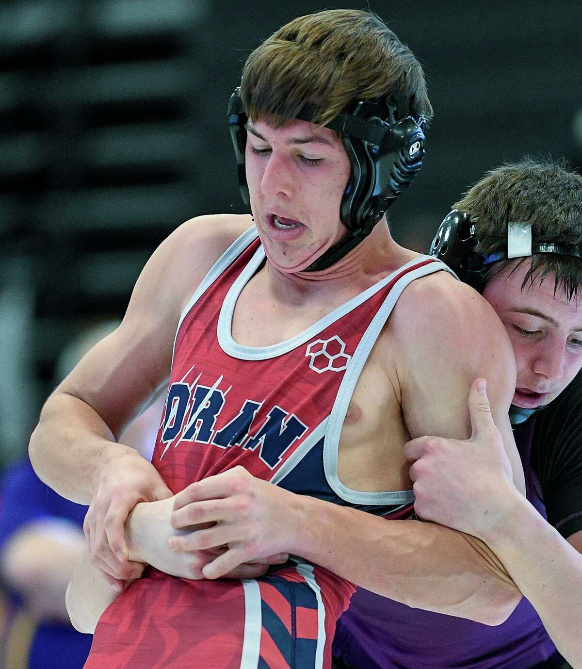 Ryan Jordan swept his matches at 145 pounds at the East Haven Duals.