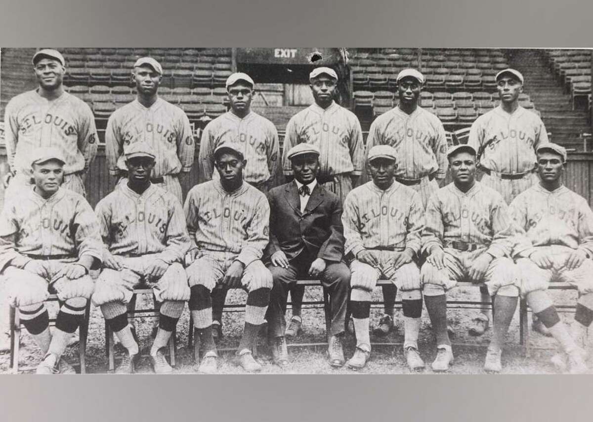 1920: Negro National League Rube Foster was one of many advocates for a professional baseball league for Black athletes. In 1920, the Negro National League was formed at a YMCA in Kansas City. In the coming years, future Hall of Famers like Satchel Paige rose to stardom in this league. [Pictured: A team photograph of the 1916 St. Louis Giants of the Negro League.]