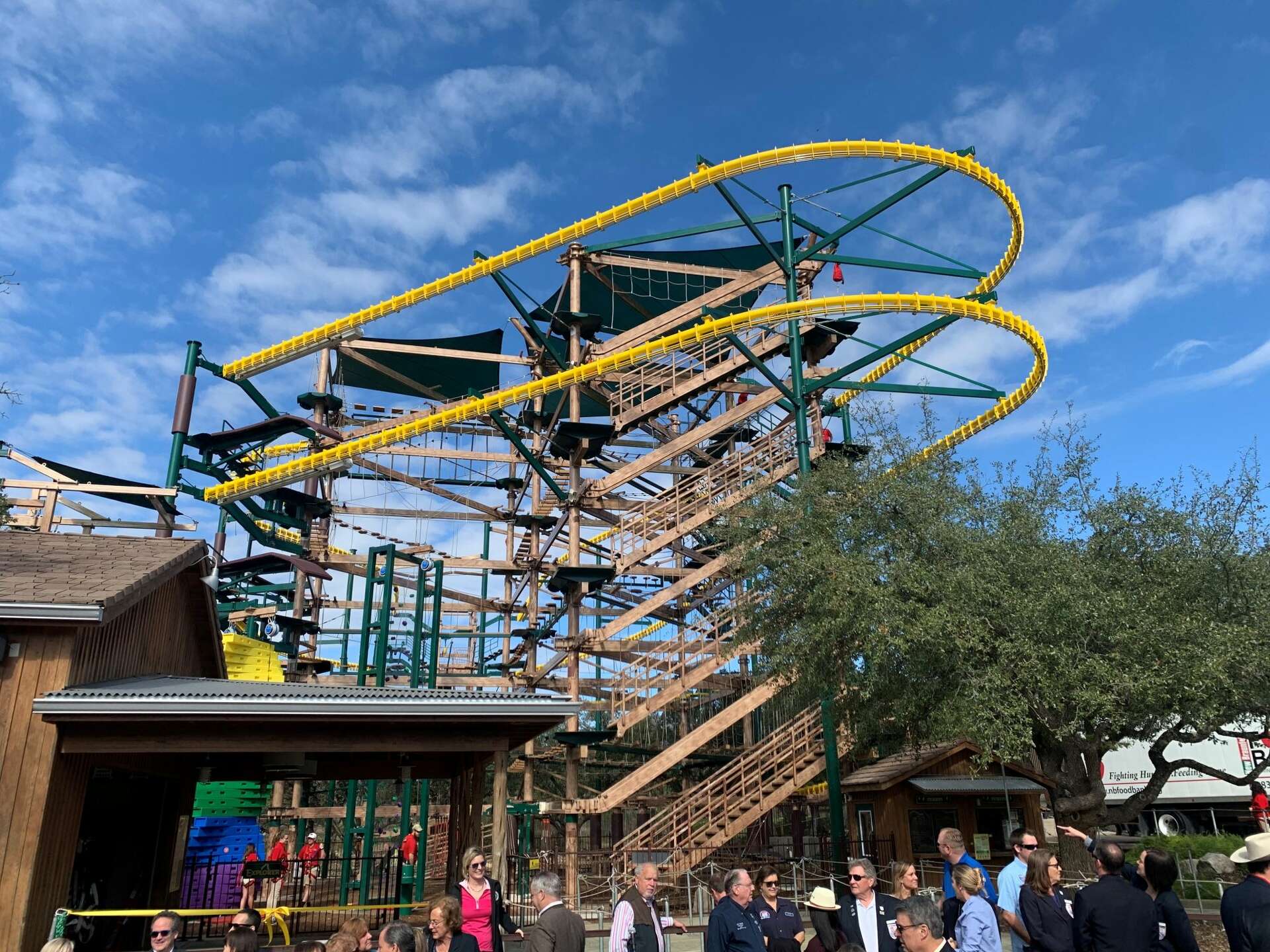 We tried the giant new adventure course at Natural Bridge Caverns