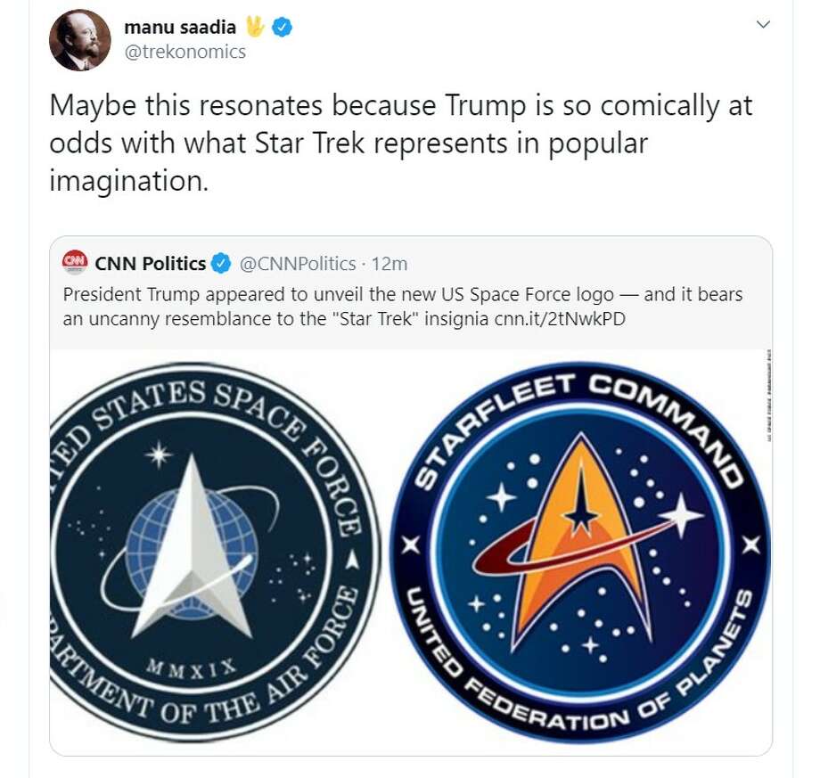 Trump Announces Space Program Logo And It Looks Just Like Star