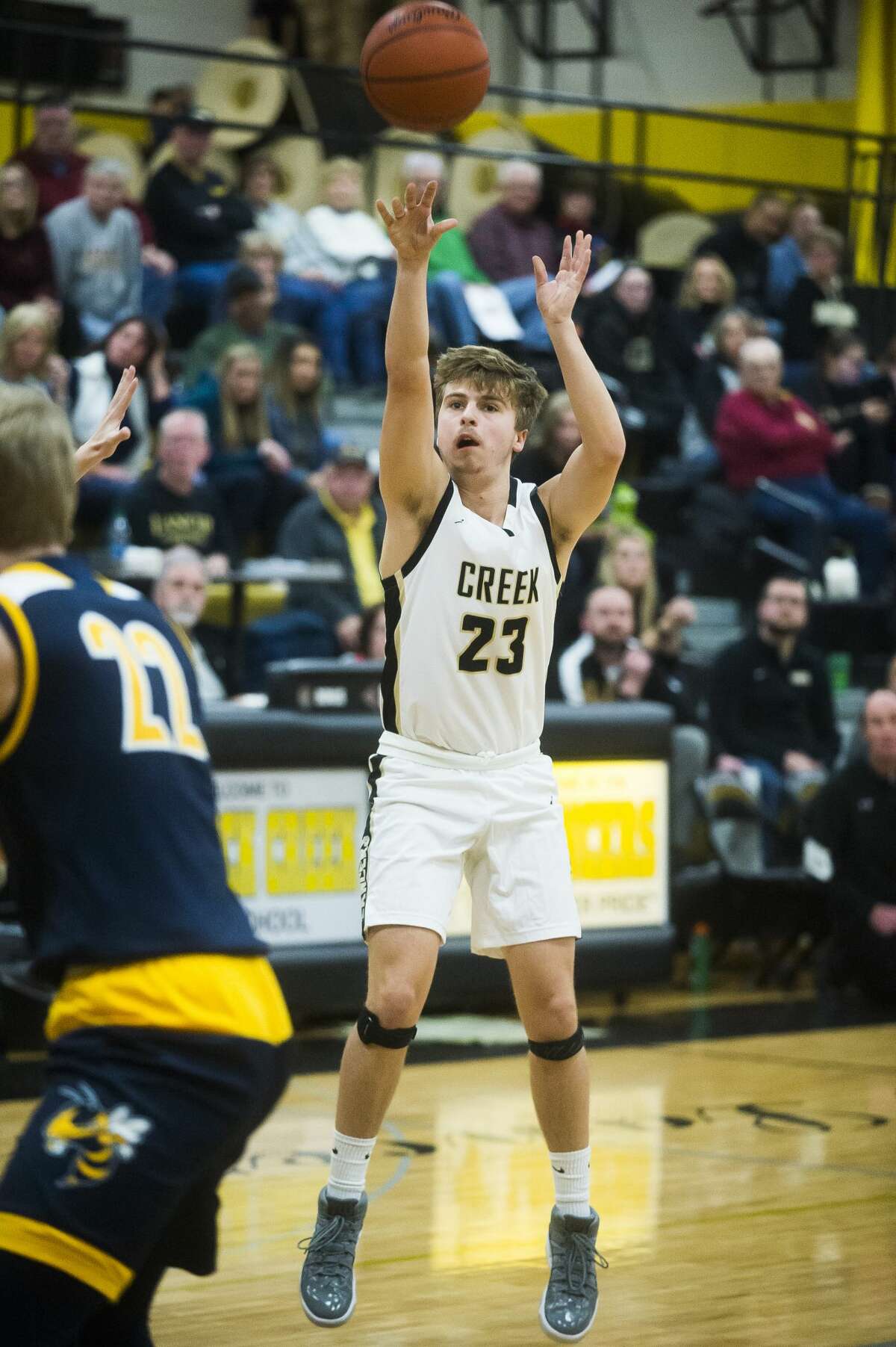 Bullock Creek High School vs. Ithaca High School boys basketball - Jan