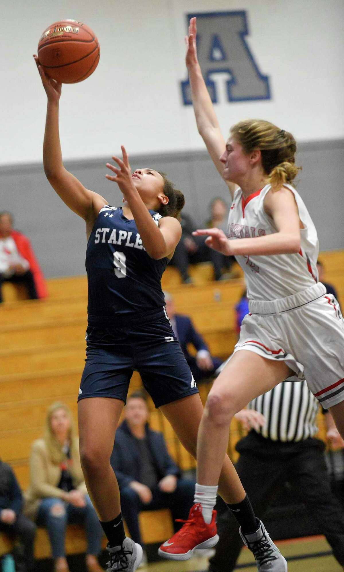 Staples girls basketball team pulls away from Greenwich, behind Gerig ...