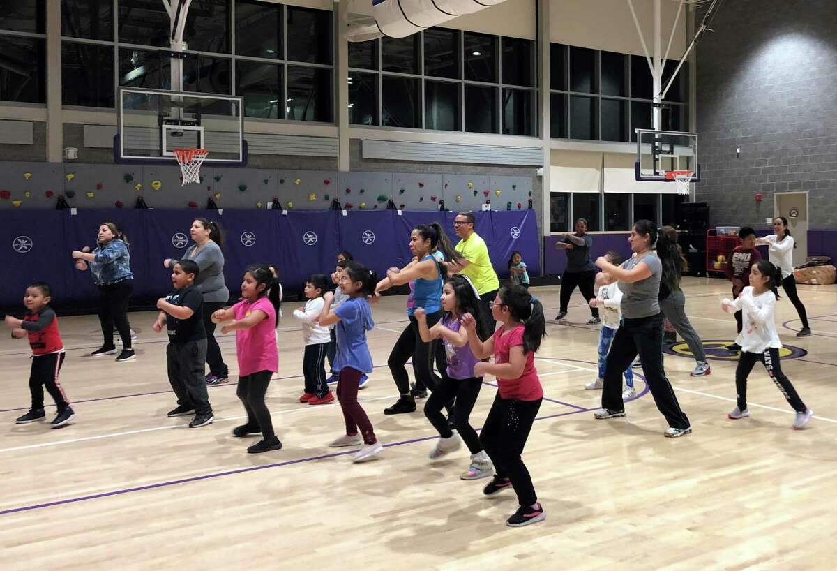 New Lebanon School hosted its first Zumba class for students and parents, who danced a variety of Latin dances, including salsa, mambo, merengue and samba.