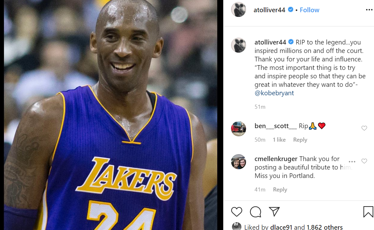 Cowboys' CeeDee Lamb pays tribute to NBA legend Kobe Bryant with