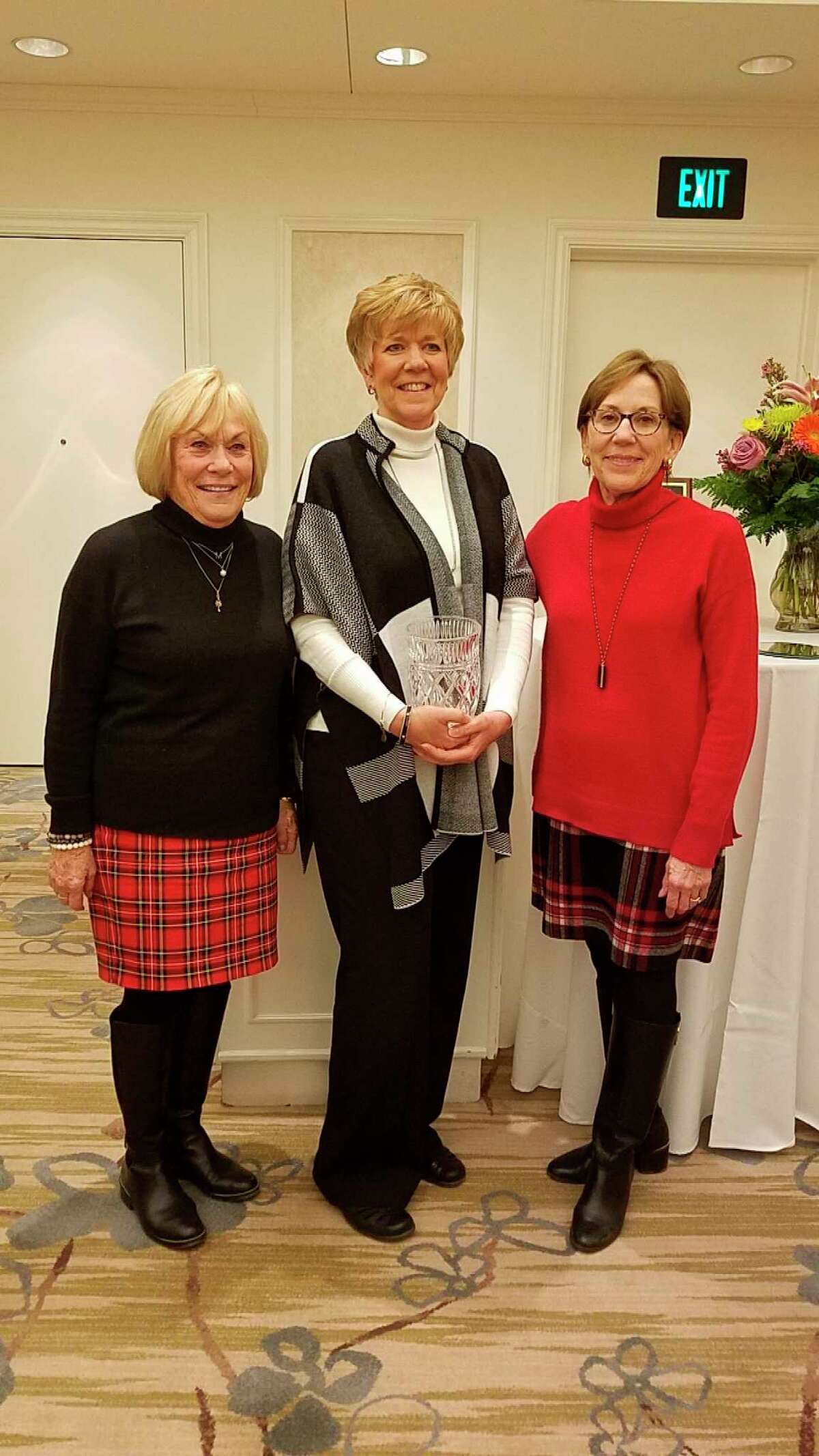 Pictured are, from left, Mary Stutelberg, Jan Yuergens and Maureen Donker. (Photo provided)