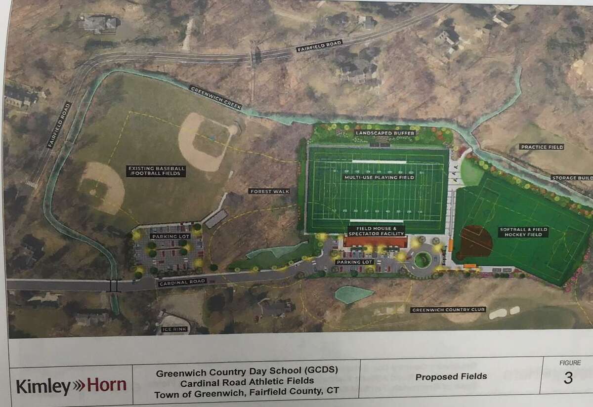 Plans call for upgrades at Greenwich Country Day School athletic facilities.