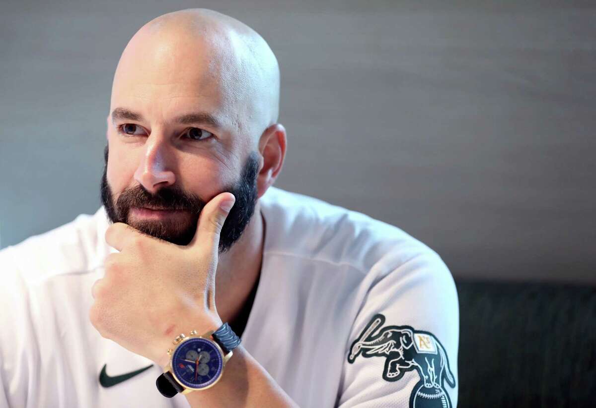 Mike Fiers, speaking at the A's Fanfest in Oakland, has been hailed as a hero in some quarters for exposing the Astros' cheating scandal. The view of him among Astros fans is far different.