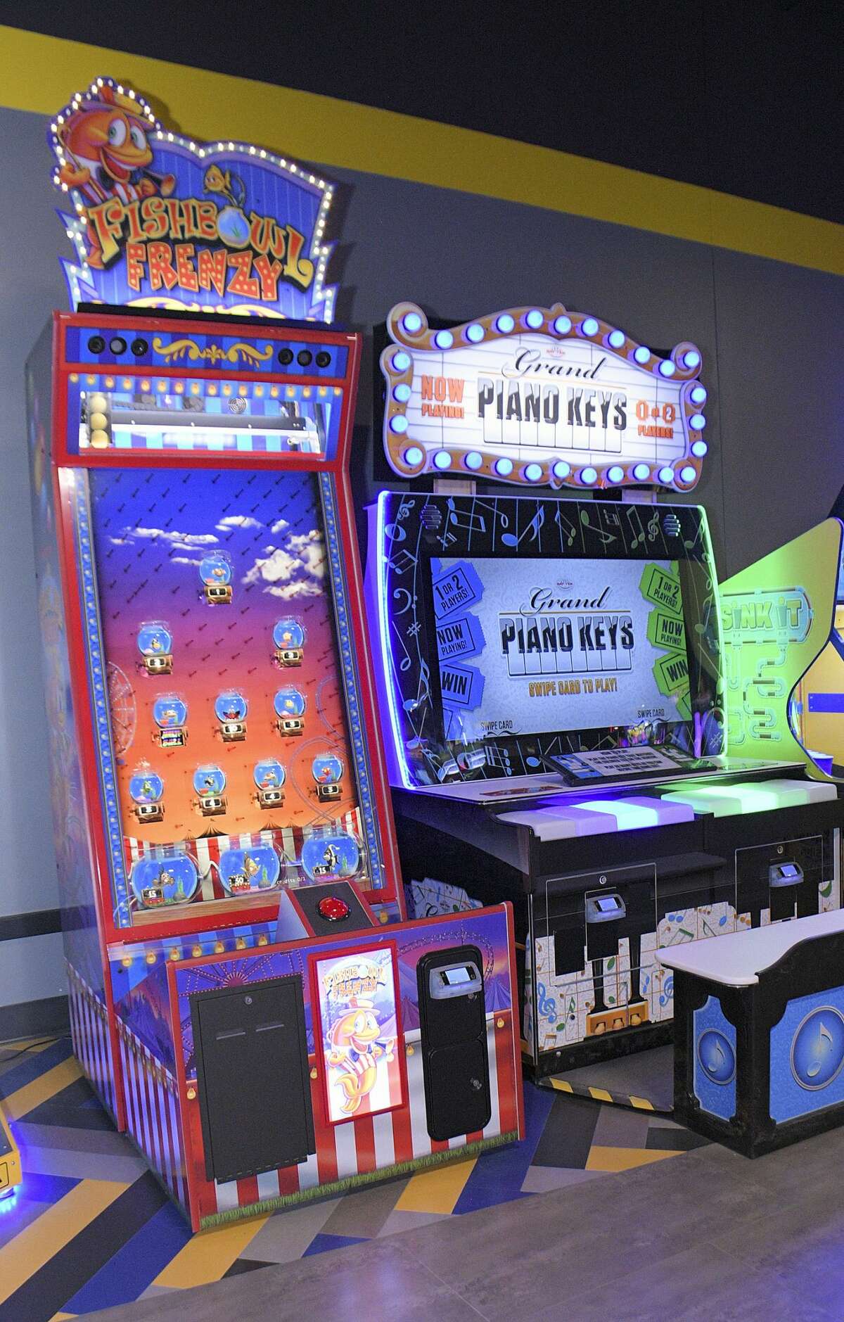 Bowling, arcade games and mini-golf are just some of the features seen during a first look in Main Event, Wednesday, Jan. 22, 2020, in Laredo, TX.