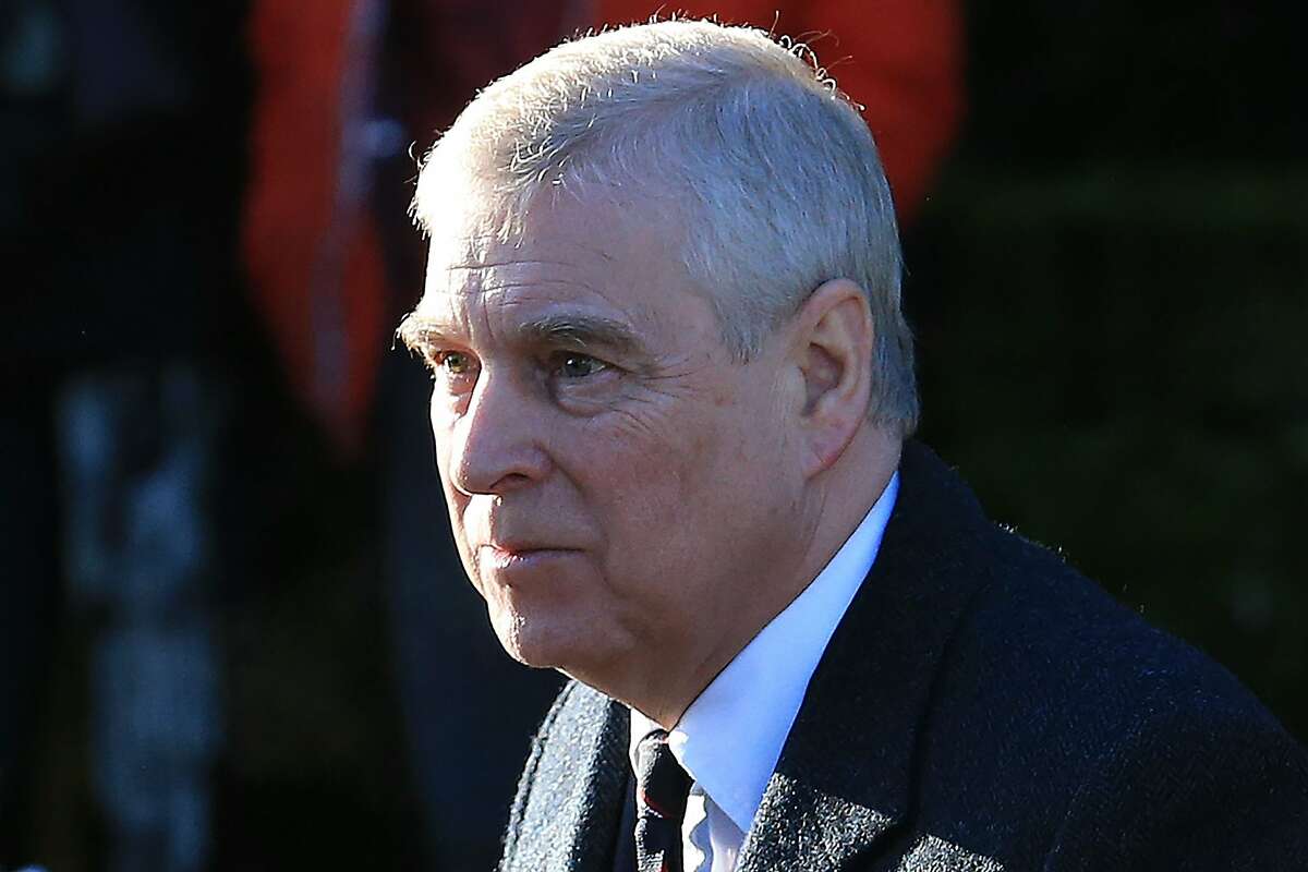 (FILES) In this file photo taken on January 19, 2020 Britain's Prince Andrew, Duke of York, arrives to attend a church service at St Mary the Virgin Church in Hillington, Norfolk, eastern England.  (Photo by Lindsey Parnaby / AFP) (Photo by LINDSEY PARNABY/AFP via Getty Images)