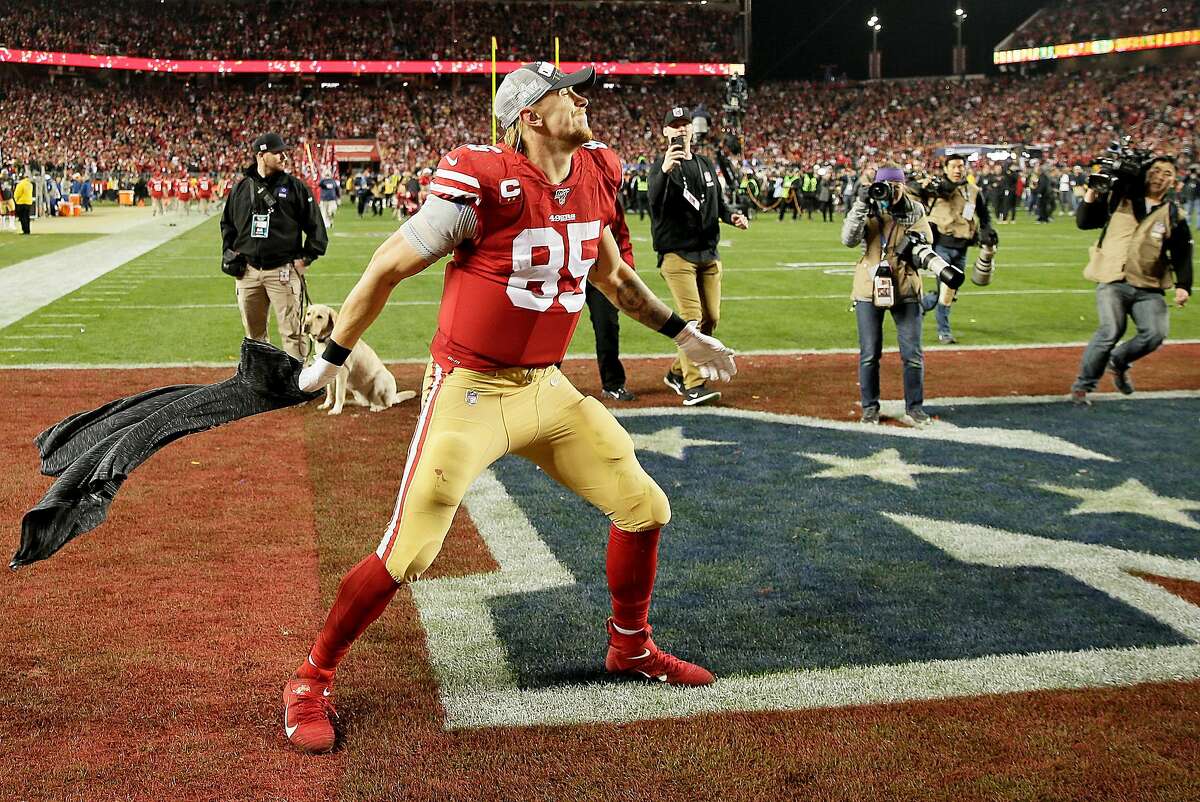 George Kittle's cleats pay homage to his wrestling hero The Rock