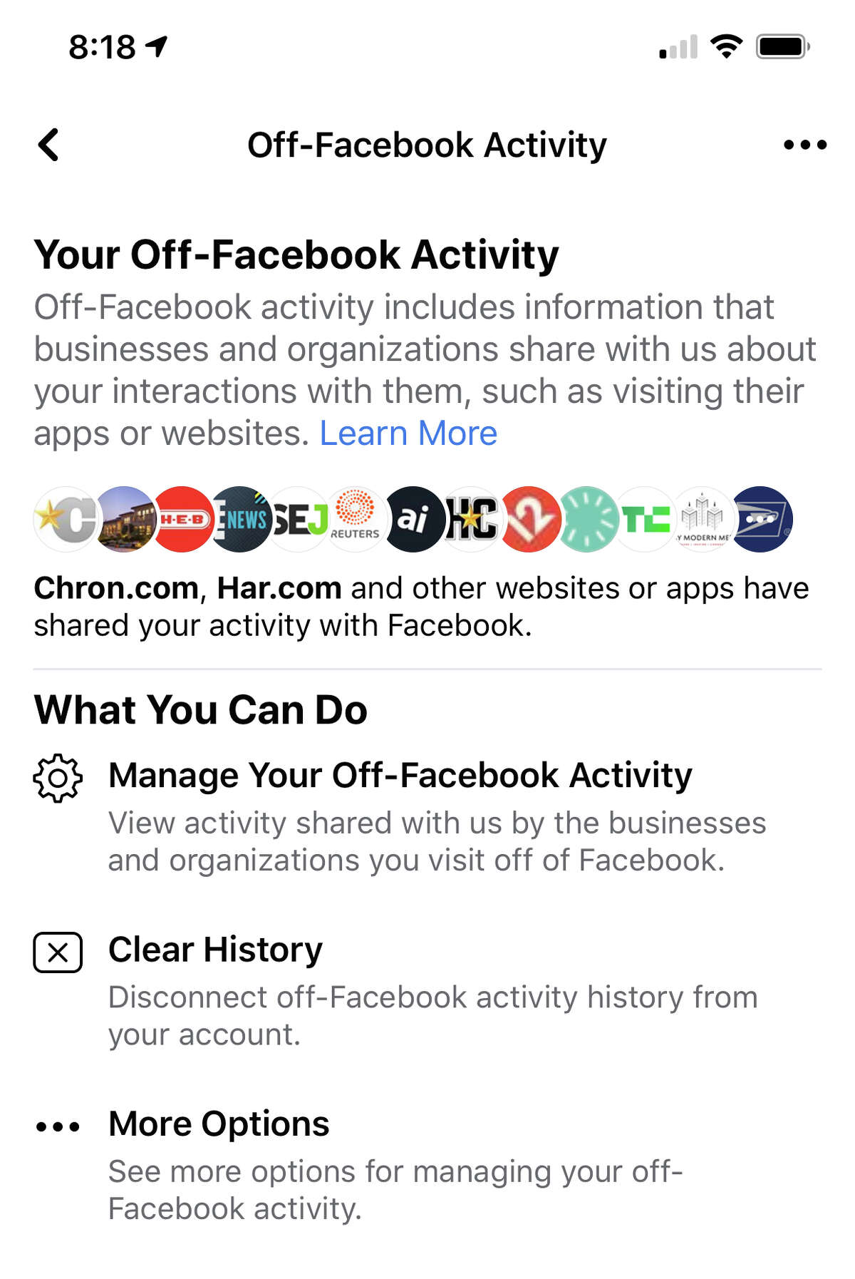 Facebook on Jan. 28, 2020, rolled out new privacy controls that let its users manage data from off Facebook.
