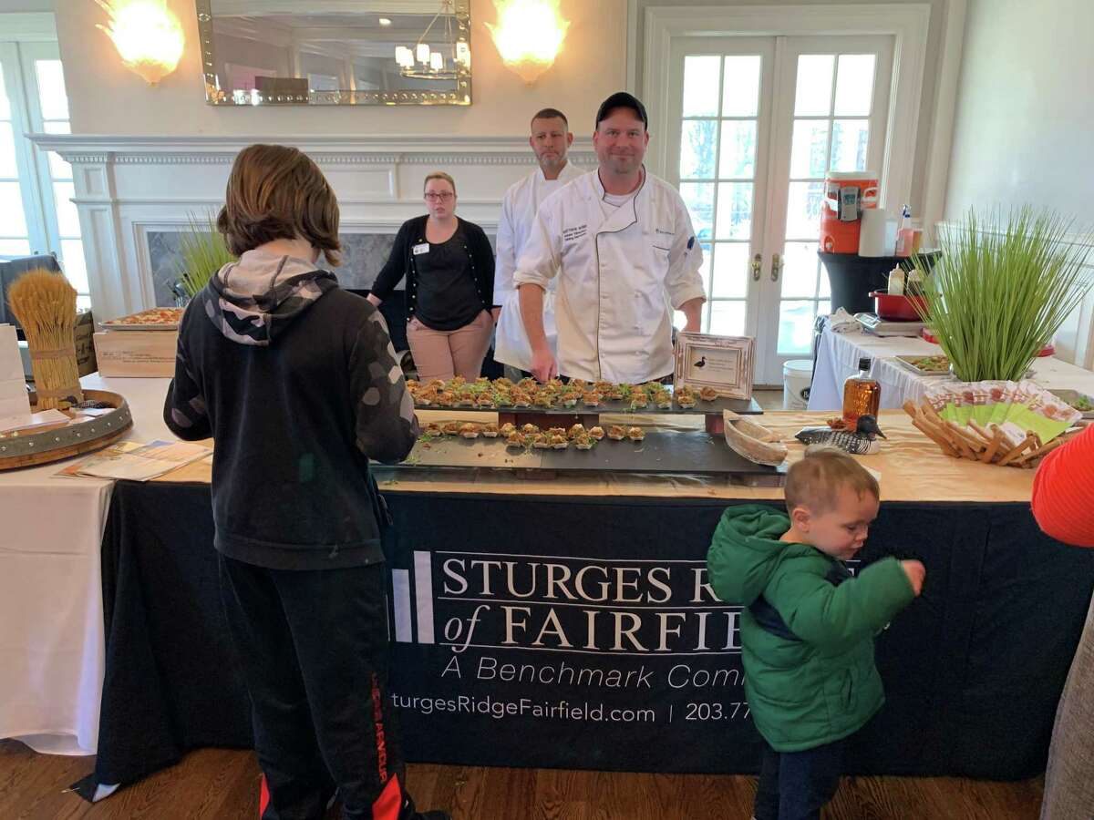 Adults and kids enjoyed the food at Taste of Fairfield Winterfest.