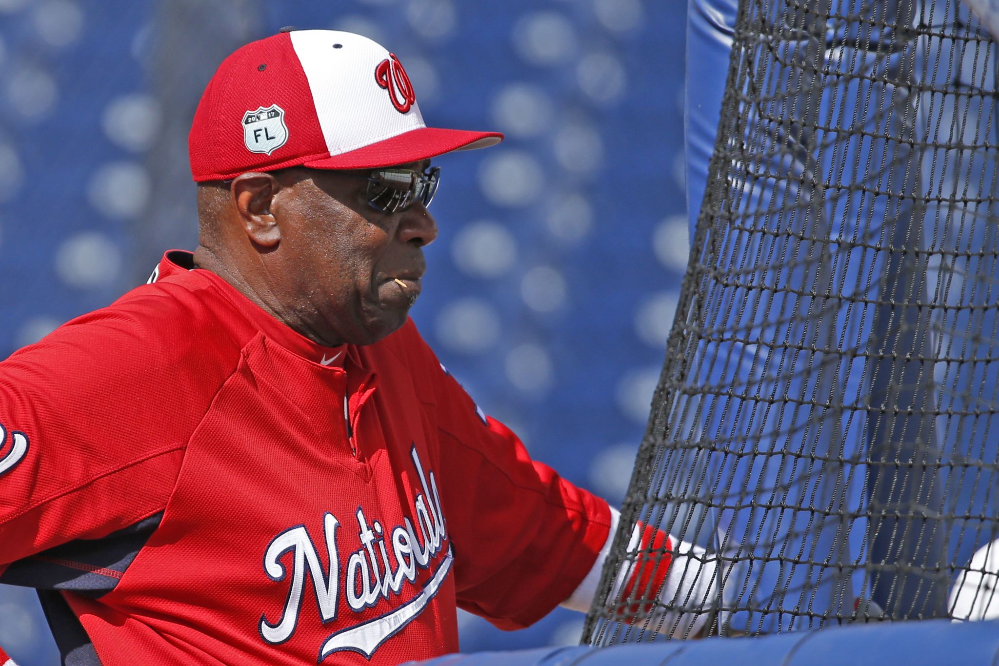 Houston Astros manager Dusty Baker and his wristbands as works of art