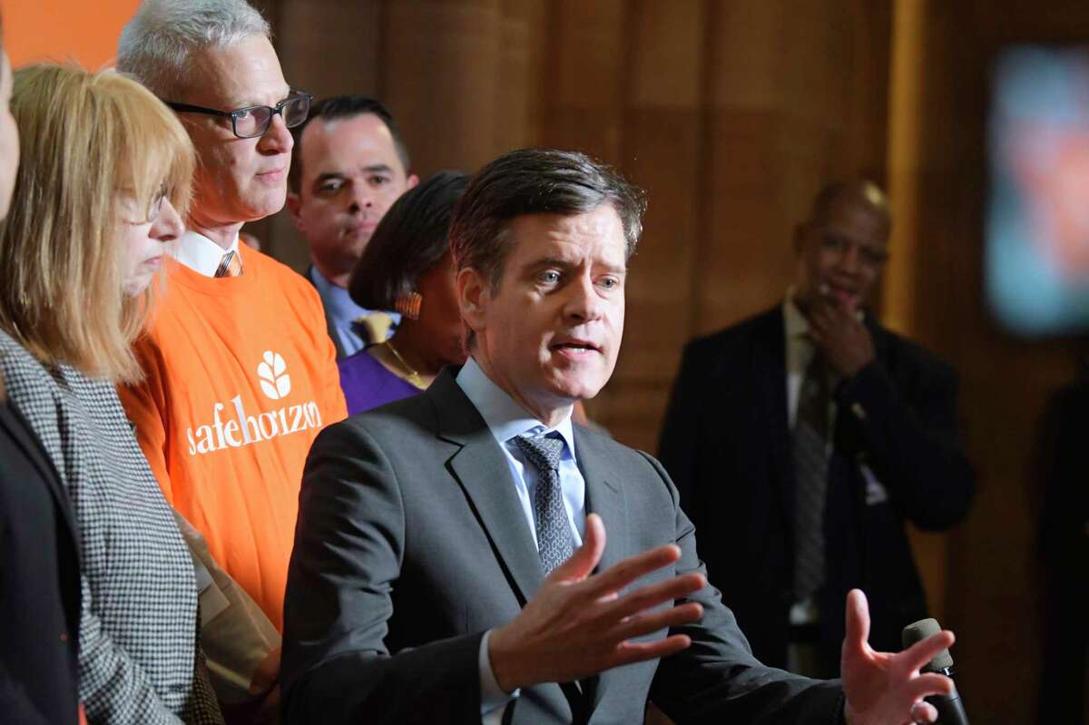State Sen. Brad Hoylman said the Gender Recognition Act will make it "easier for gender non-conforming, transgender, non-binary, and intersex New Yorkers — including minors — to get IDs that accurately reflect their identity." (Paul Buckowski/Times Union)
