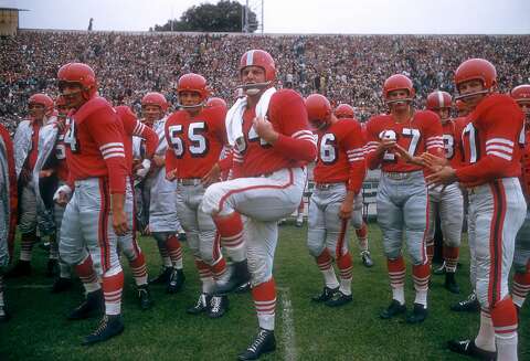 49ers considering a red helmet worn in 1955 as a second helmet for 2022 -  NBC Sports