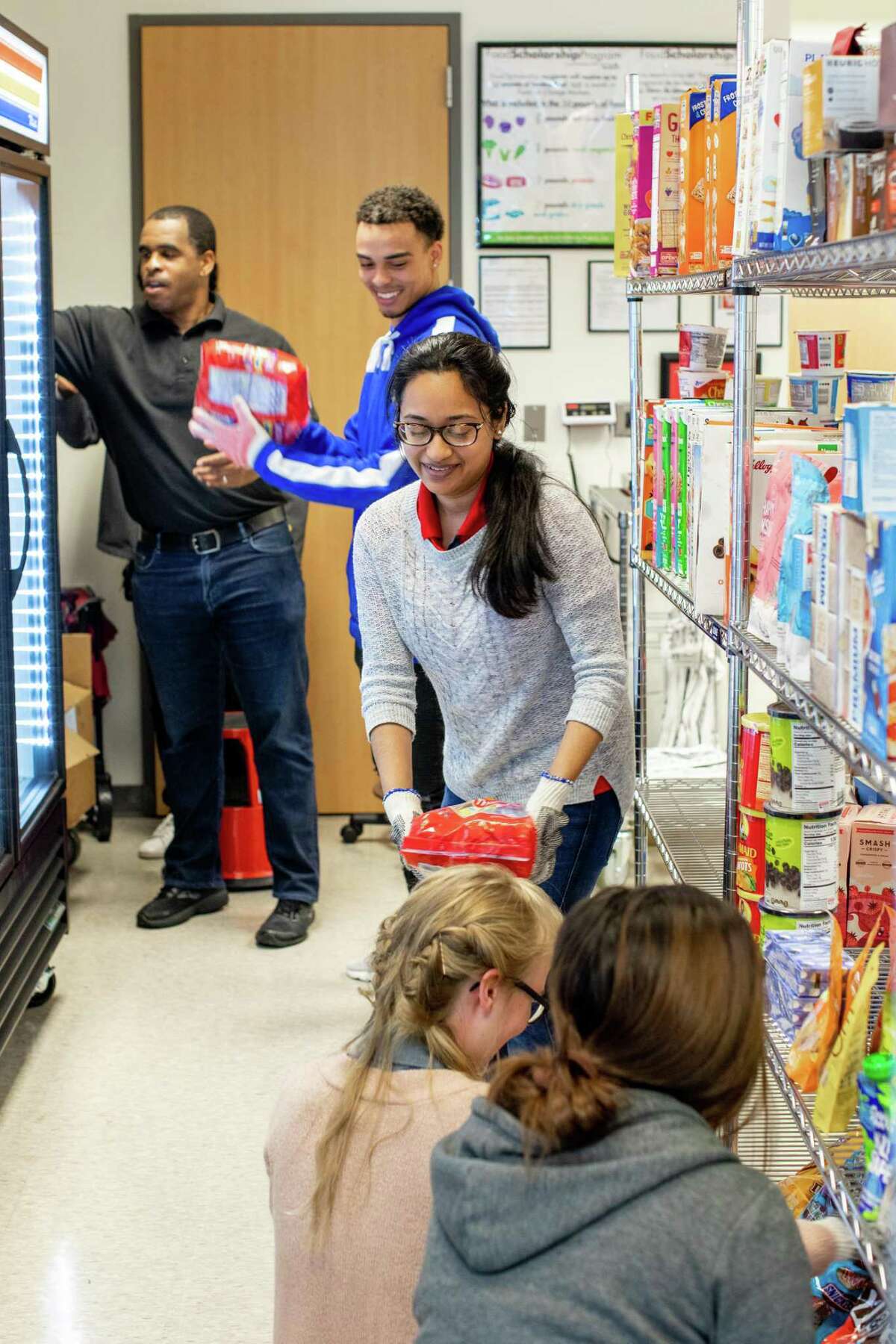 University of Houston has opened a new food market called the "Cougar Cupboard" that will offer all students up to 30 pounds of free groceries a week.