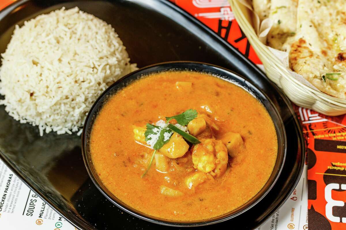 Coconut curry from Tarka Indian Kitchen which is opening a new location at 3710 S. Shepherd.