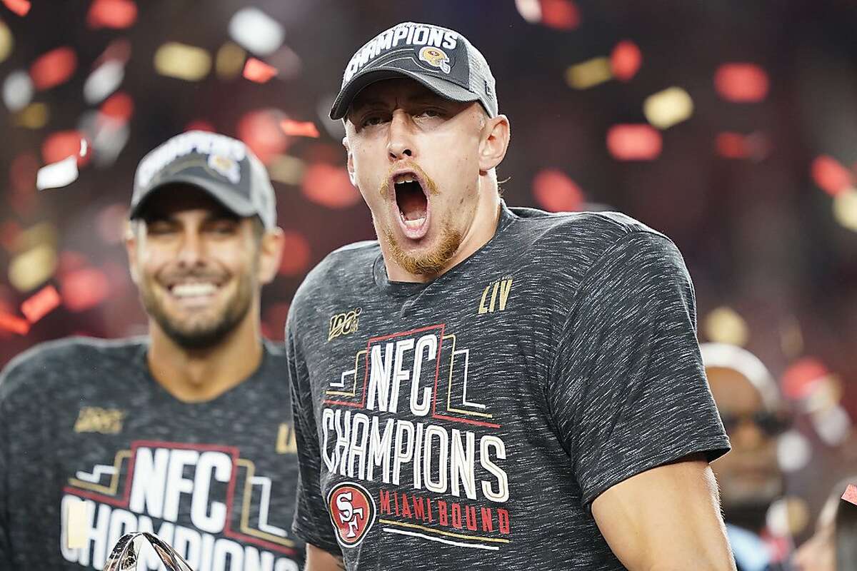 George Kittle's celebration, explained: How wrestling inspired