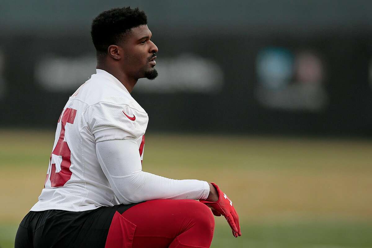 San Francisco 49ers defensive end Dee Ford played in just one game last year because of an upper-back injury the team initially characterized as a neck issue.
