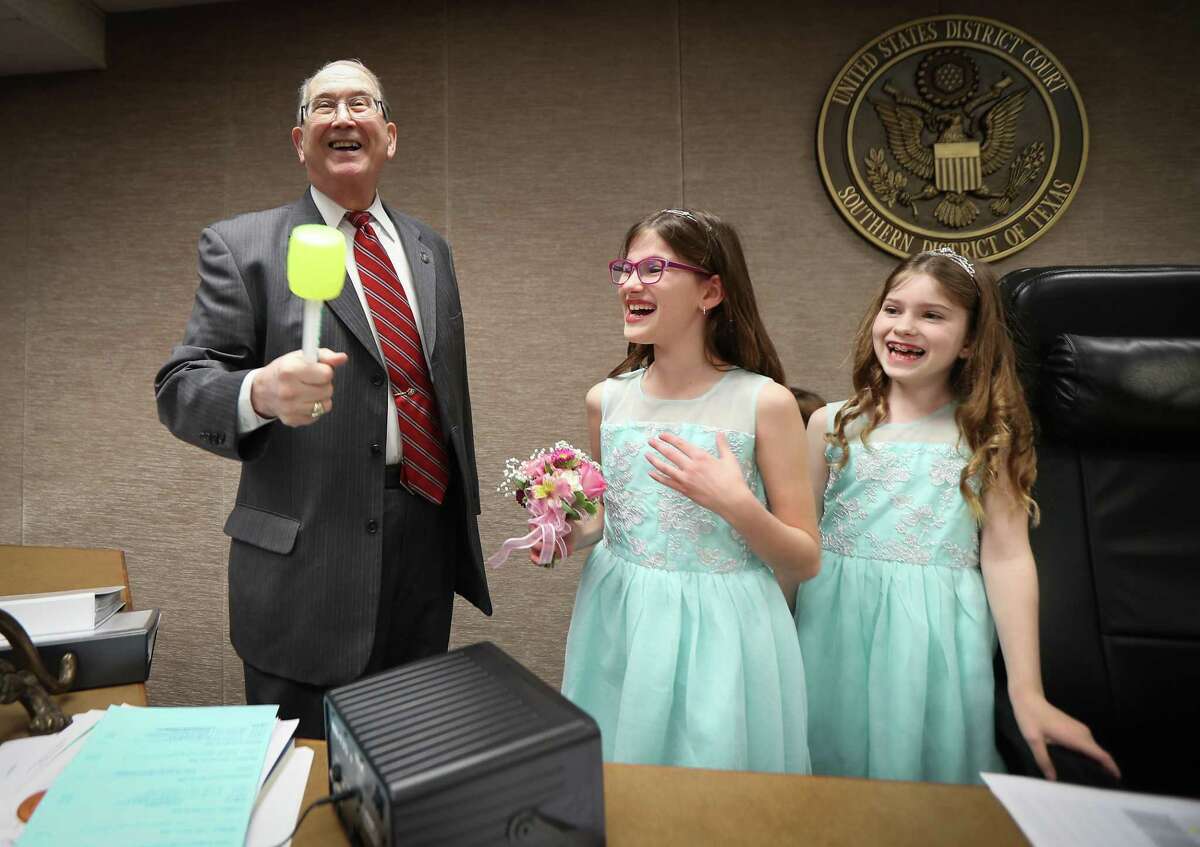 Houston judge presides over wedding court as former U.S. attorney
