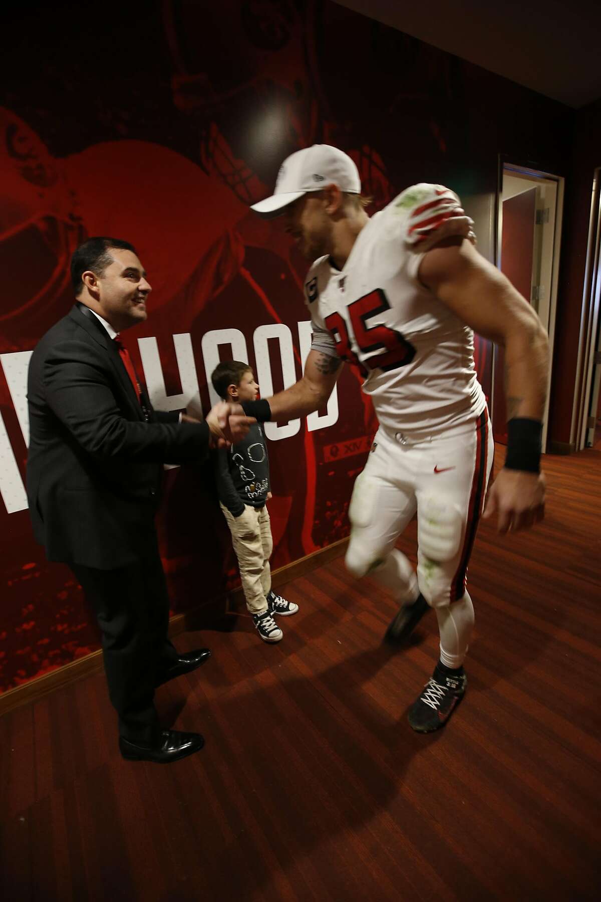 San Francisco 49ers owners Jed York arrives during NFL football