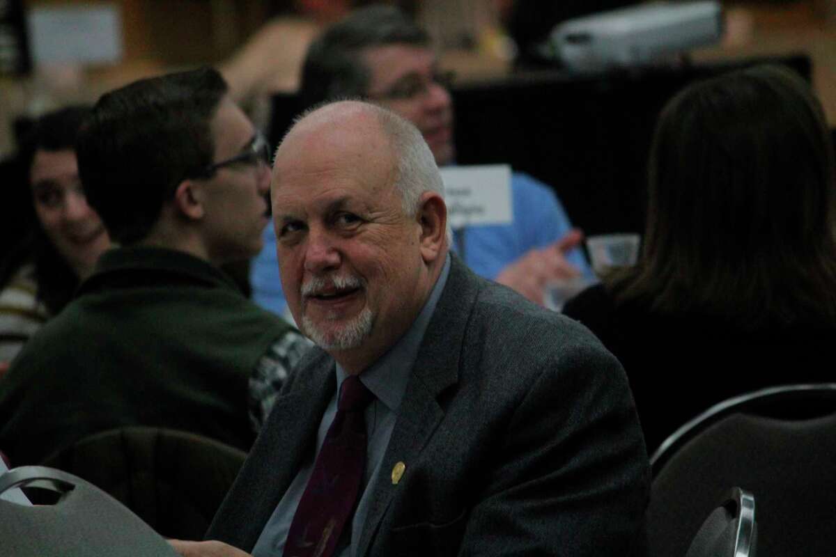 Steve Sharp was in attendance at the NWTF state convention on Jan. 18 in Big Rapids. (Star photo/John Raffel)