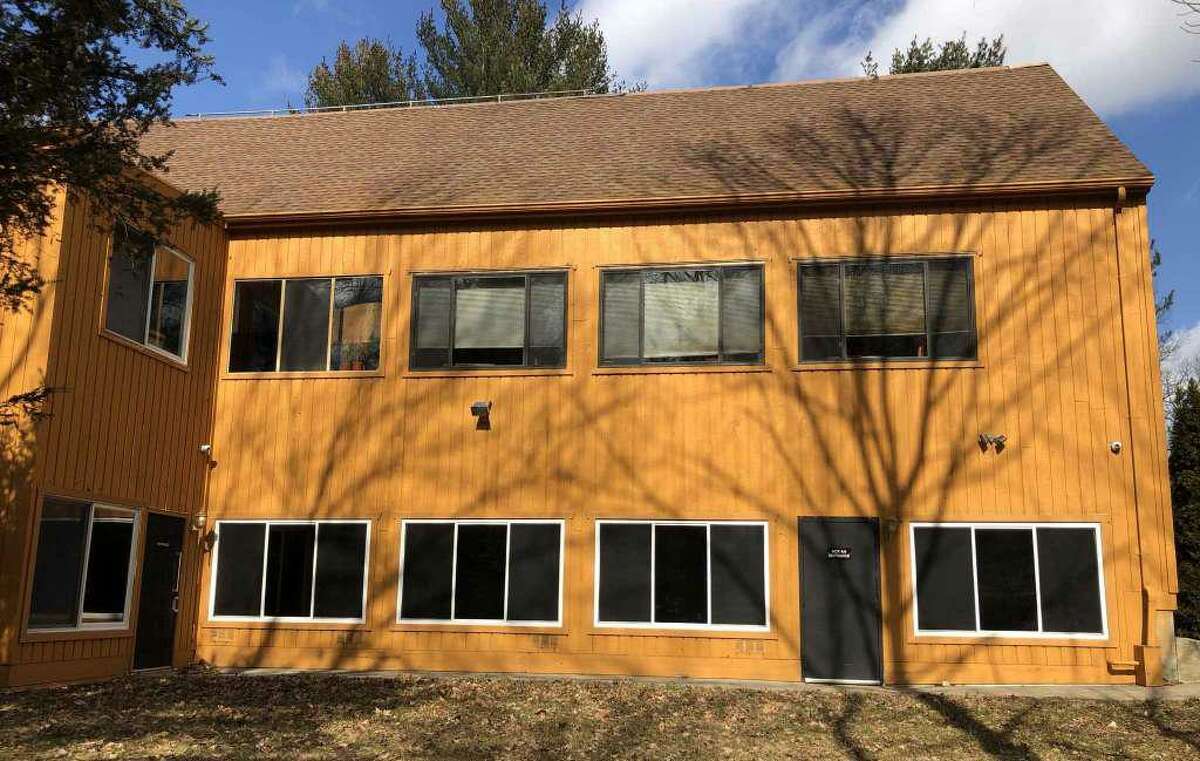 A building off Shelton’s Old Bridgeport Avenue where the city’s Planning and Zoning Commission rejected an application for a “speakeasy” to open on the first floor.