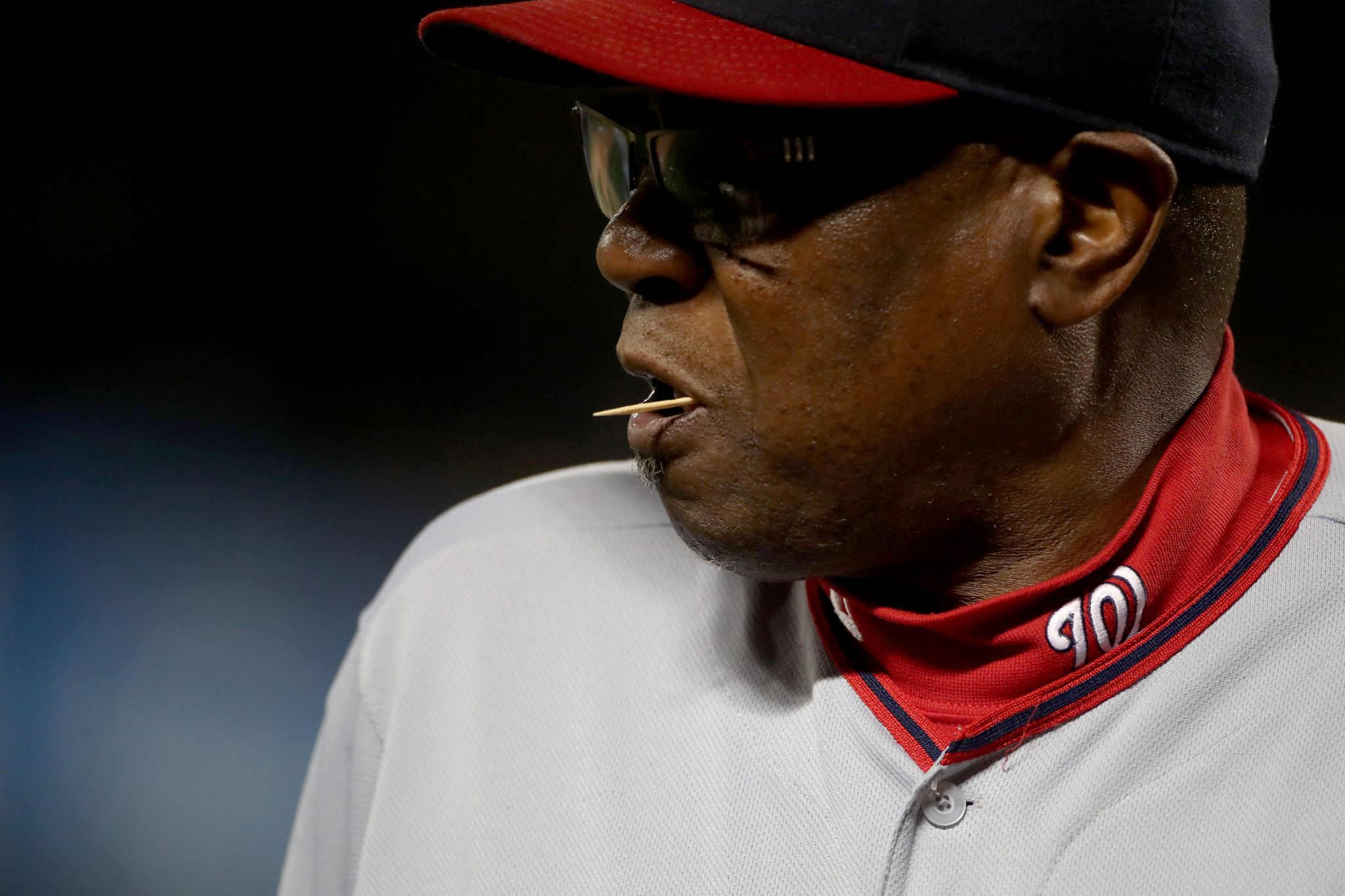 Houston Astros manager Dusty Baker and his wristbands as works of art