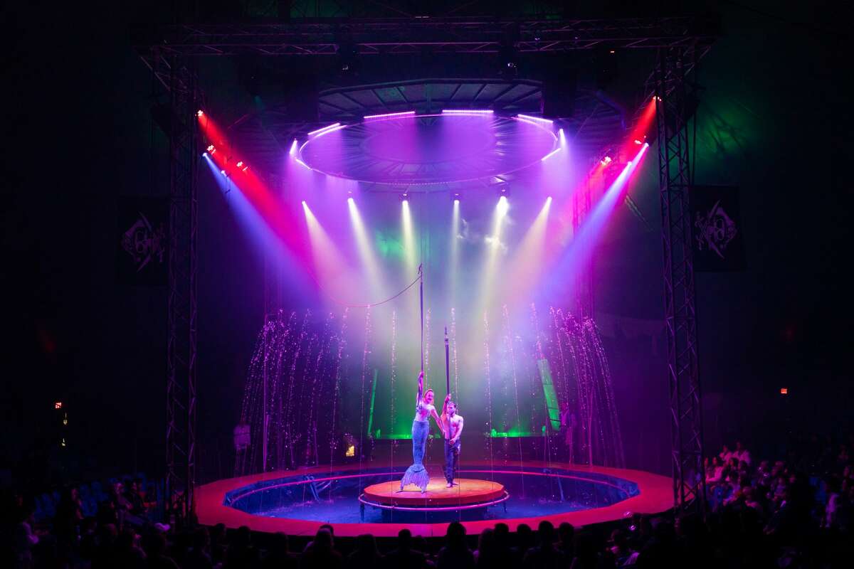 Here's what will be inside the water circus tent coming to San Antonio