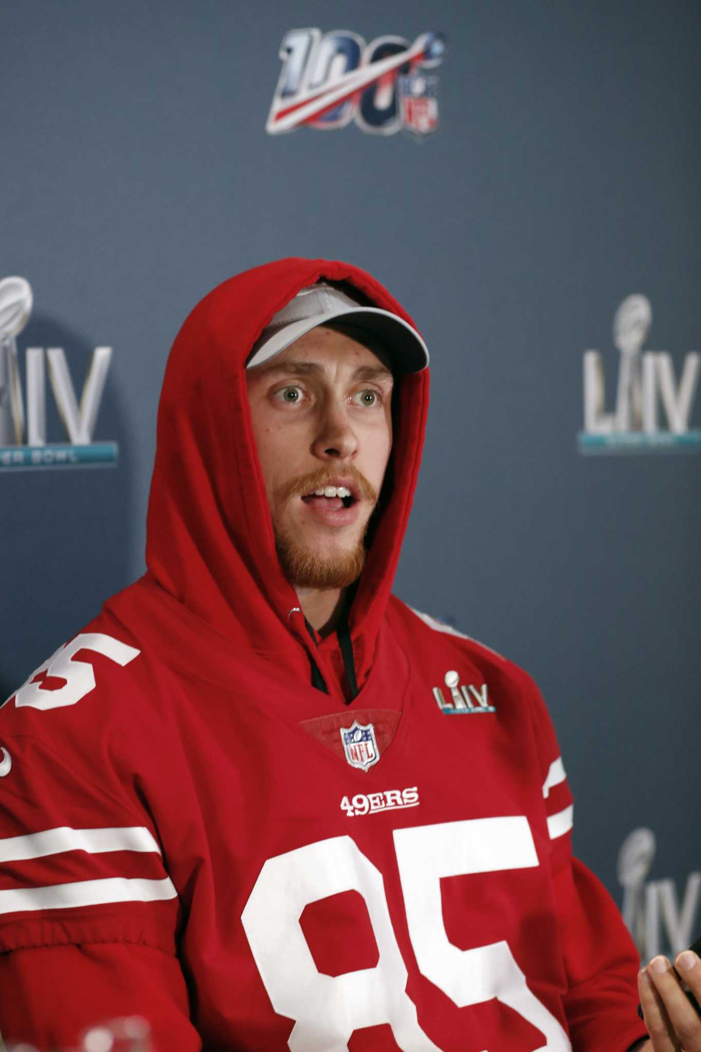 George Kittle was so excited to finally meet The Rock that he got a little  overwhelmed