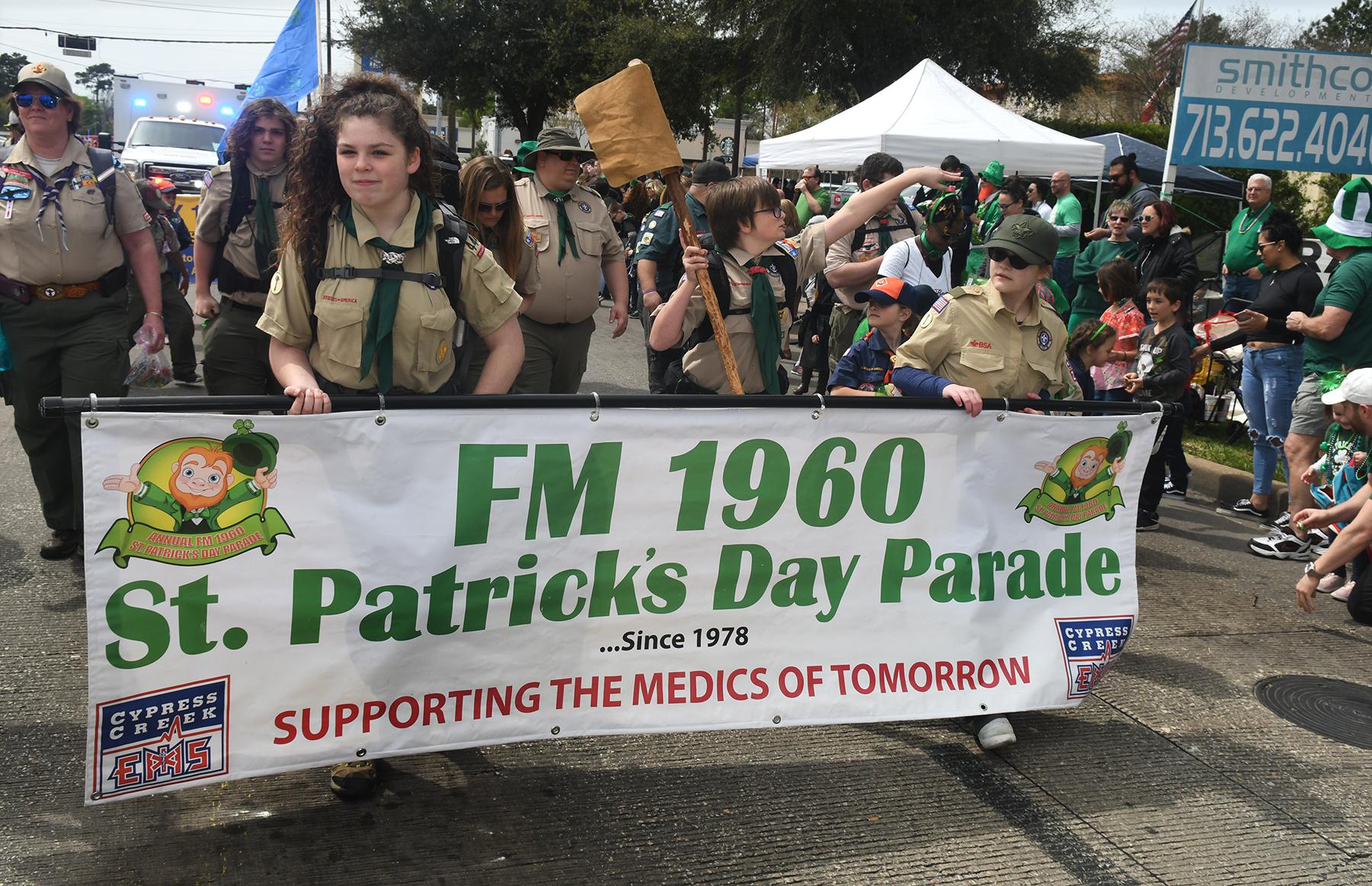 Comedy Night, FM 1960 St. Patrick’s Day Parade to support Cypress Creek
