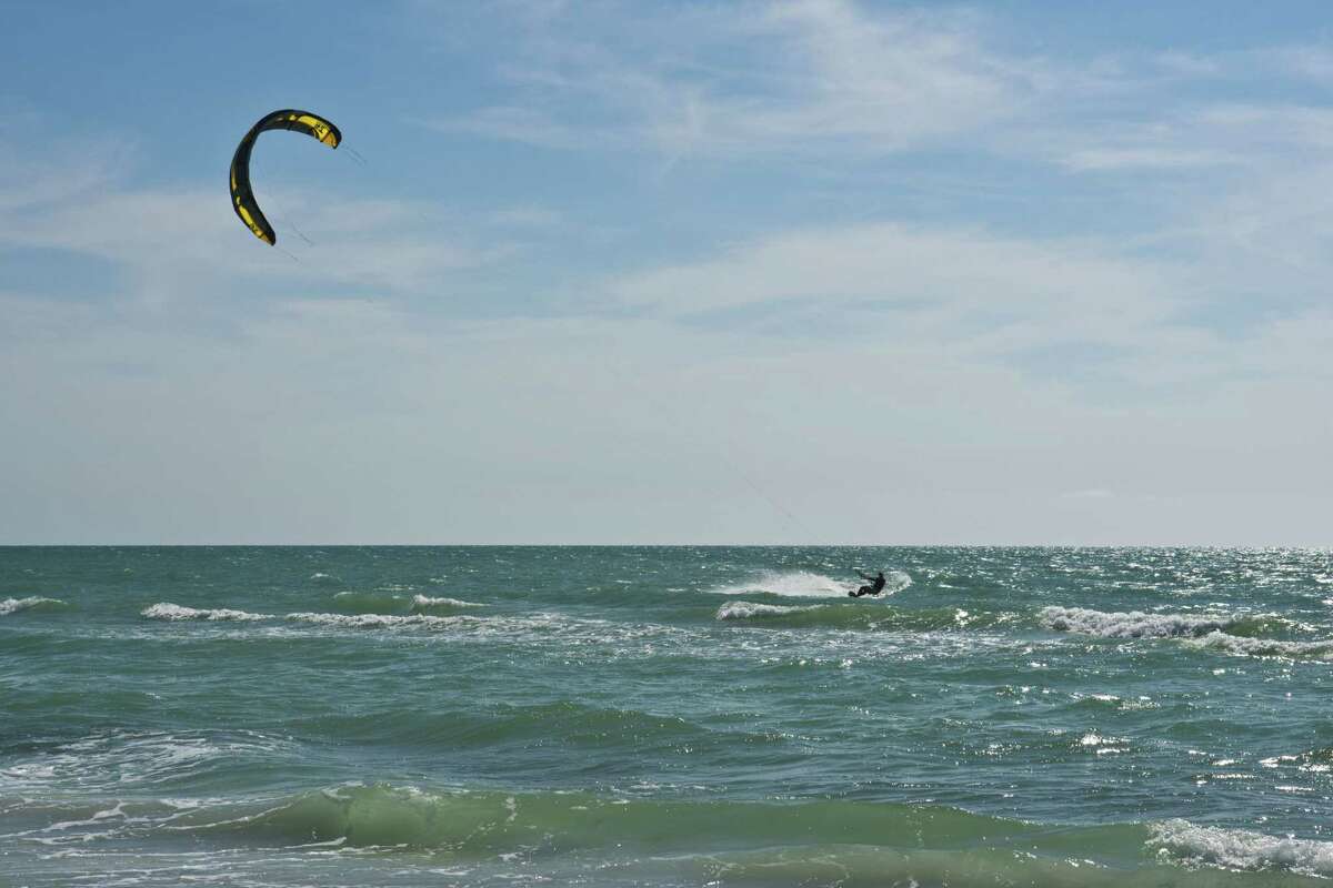 Wind surfing in Sarasota, Florida, along Siesta Key. (Photo by: Education Images/Universal Images Group via Getty Images)