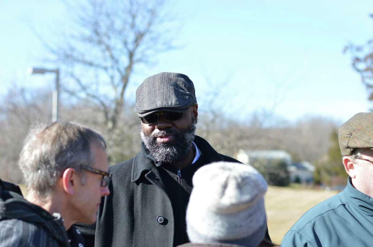 Supporters gather outside Hamden school over racial casting in slavery play