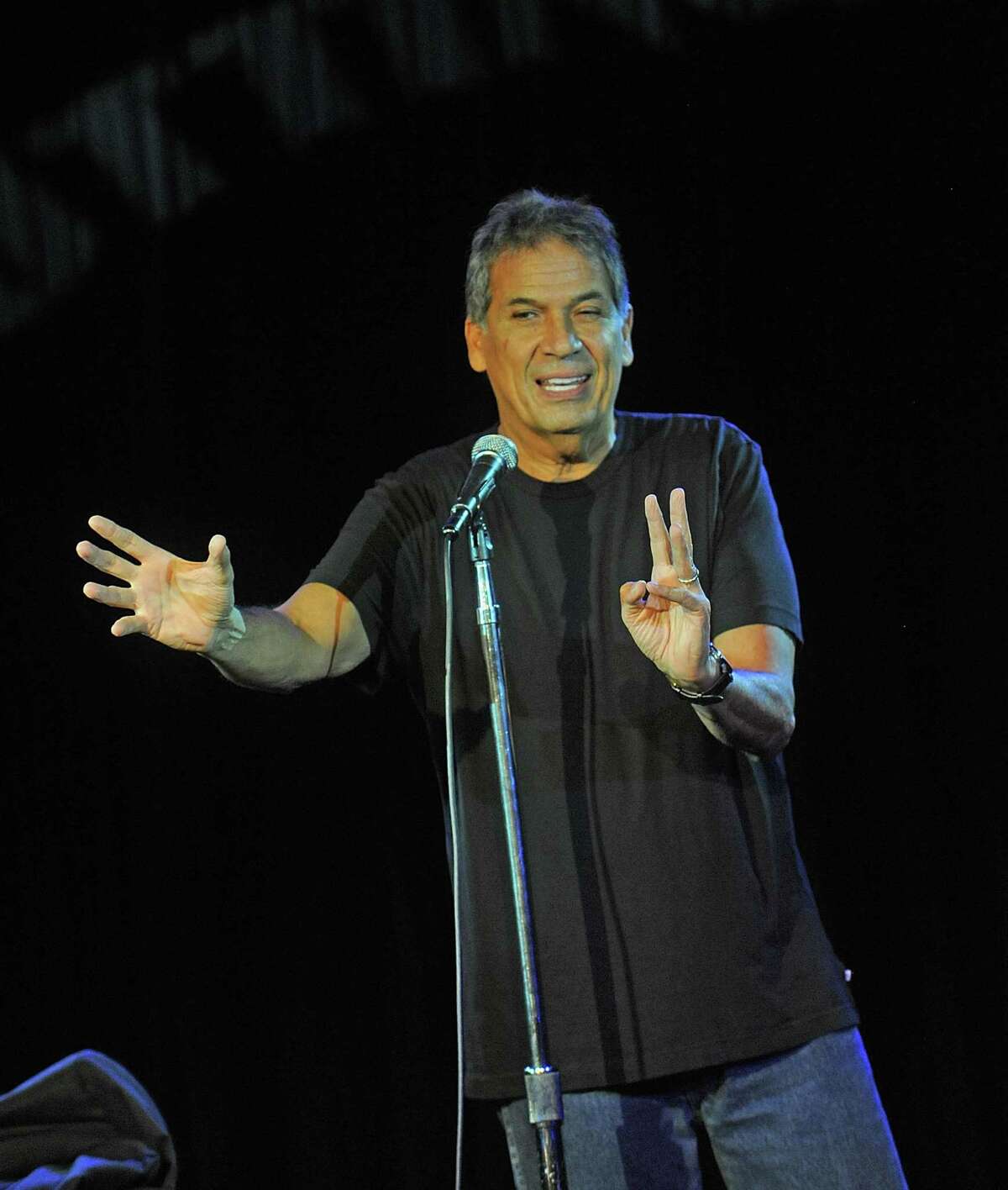 COLLINS AT MGM: Comic Bobby Collins, seen here in a 2018 gig, will headline three nights at the MGM Springfield’s Roar Comedy Series at the Armory building there Thursday, Feb. 6, at 8 p.m.; Friday, Feb. 7, at 8 p.m.; and Saturday, Feb. 8, at 7:15 p.m. and 9:45 p.m.