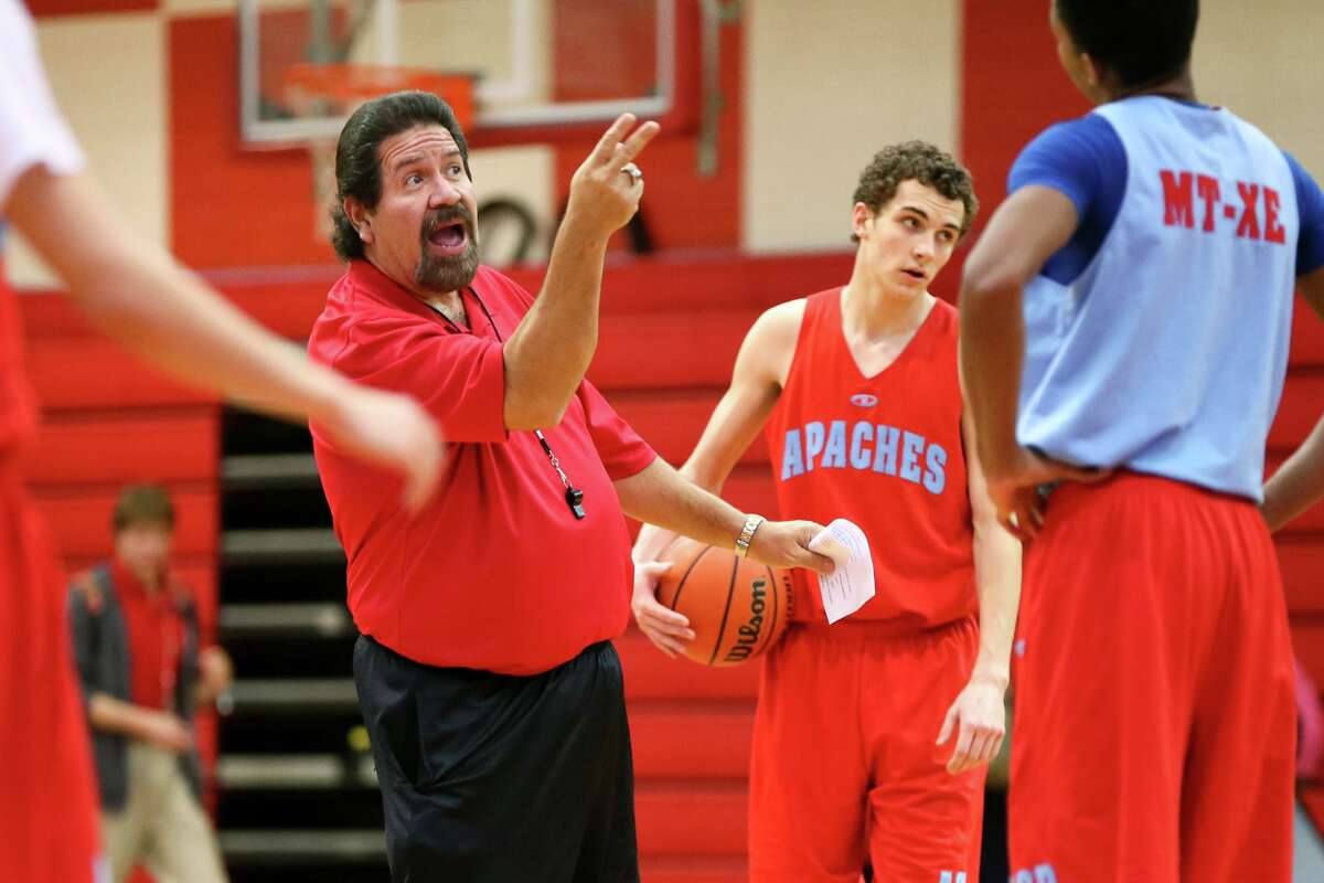 Antonian boys basketball coach Rudy Bernal earned his 700th career victory in the Apaches’ 66-58 win over Central Catholic.