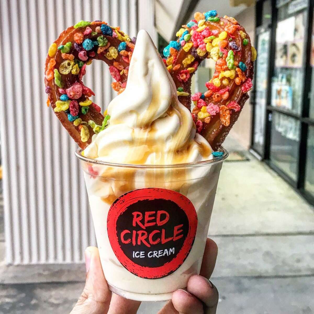 Red Circle Ice Cream serves whimsical ice cream creations.