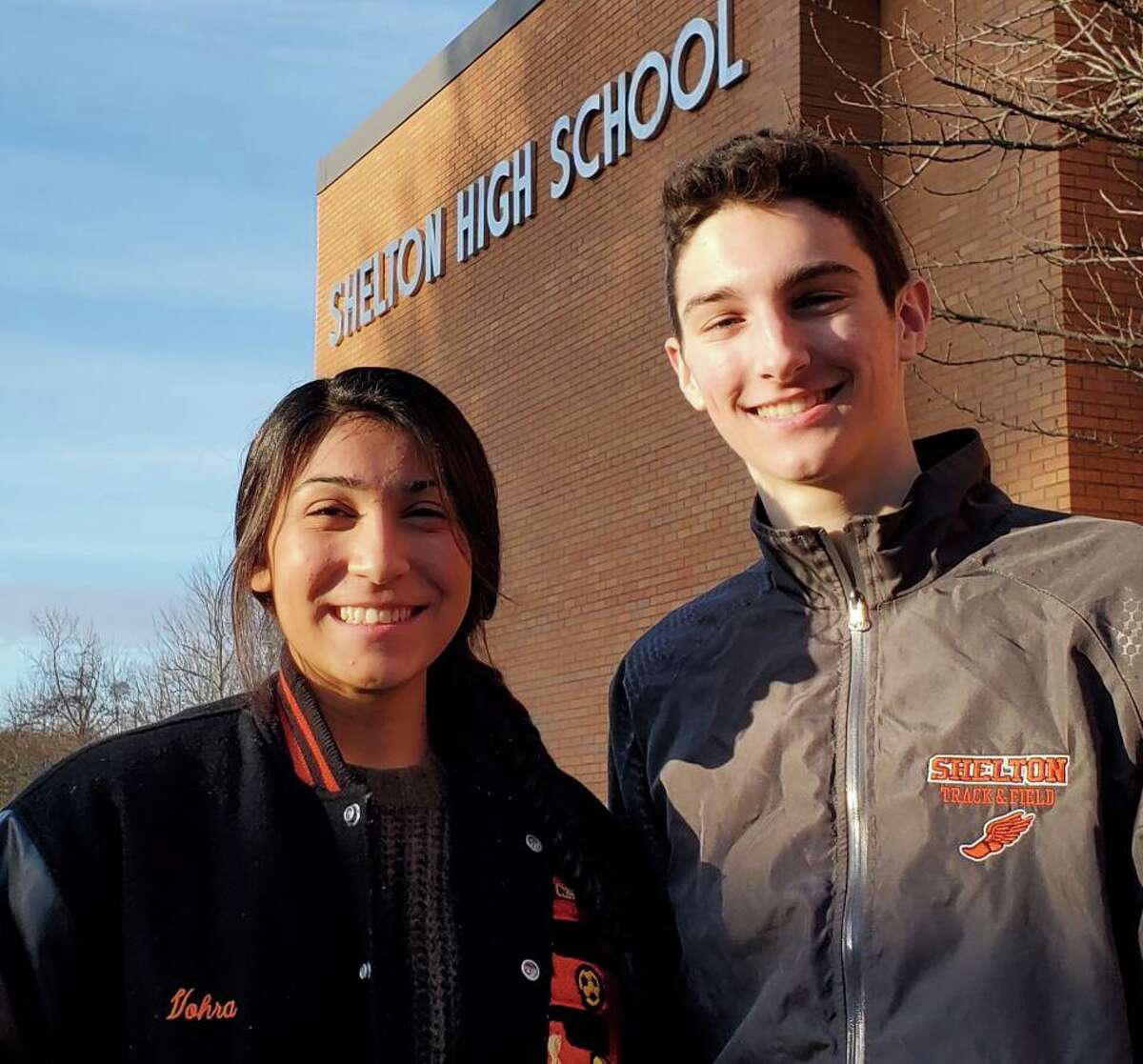 Leya Vohra and Owen Corbett have been chosen Southern Connecticut Conference Scholar Athletes for the winter season.