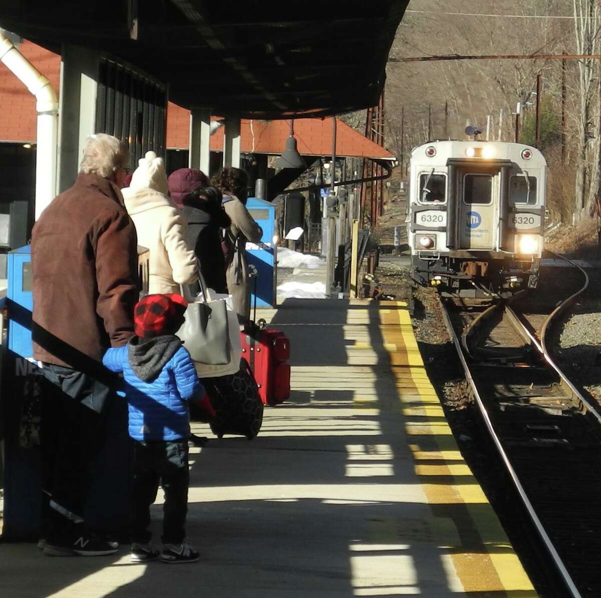 Branchville train station in Ridgefield is on the Danbury Branch line, which is among the operations that would benefit from the addition of new locomotives and cars under the proposed CT 2030 program.