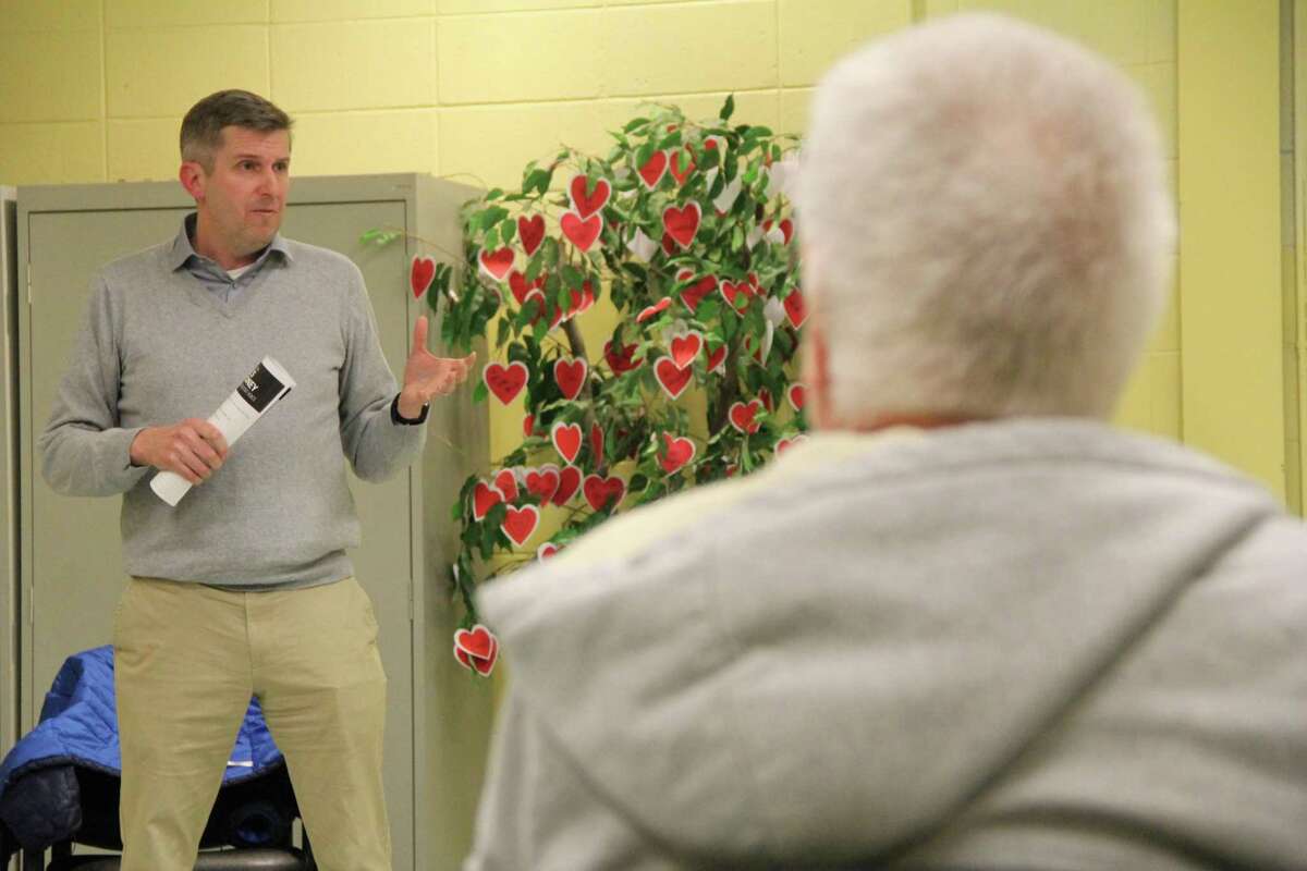 State Senator James Maroney (D-Milford) held a community conversation at the High Plains Community Center in Orange on Thursday, Jan. 30 to discuss his legislative priorities heading into the legislative session which begins on Wednesday, Feb. 5.
