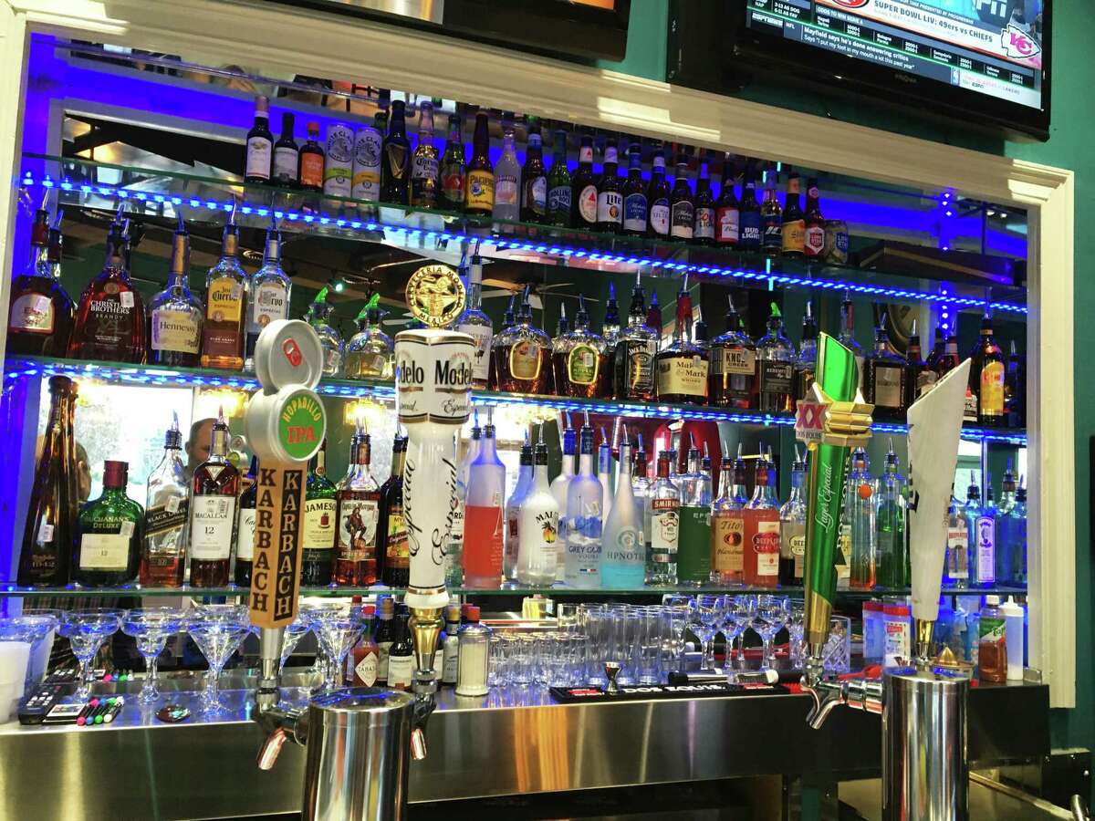 The Lion Pub bar, located near UTSA off Loop 1604.